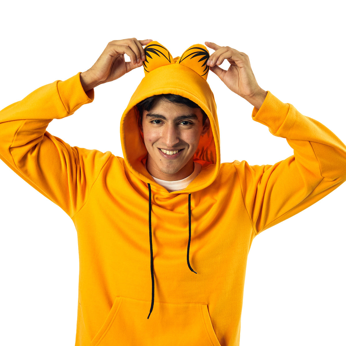 Garfield Long Sleeve Men's Orange Cosplay Hoodie