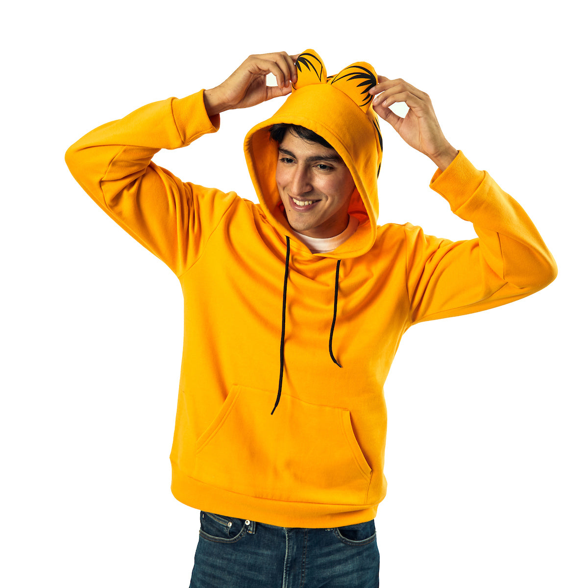 Garfield Long Sleeve Men's Orange Cosplay Hoodie