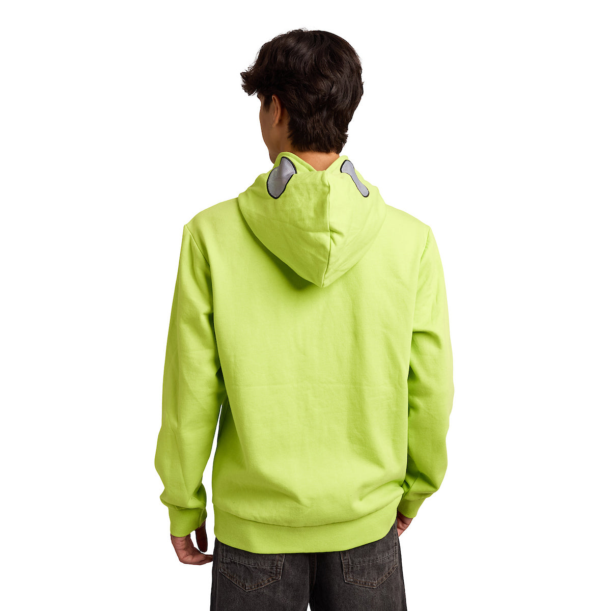 Alien Mask Men's Green Long Sleeve Cosplay Hoodie