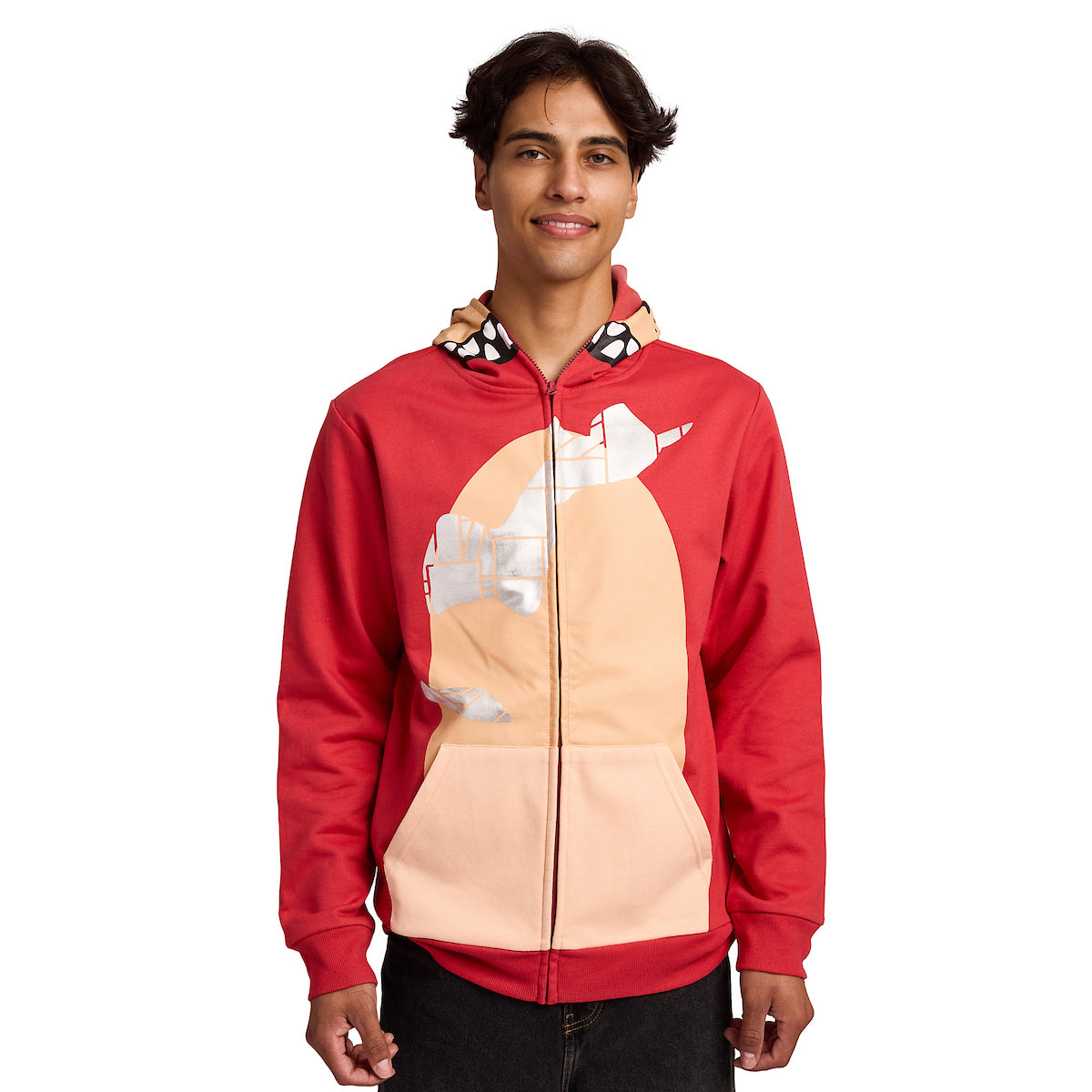 Five Nights at Freddy's Foxy Character Men's Full-Zip Cosplay Hoodie