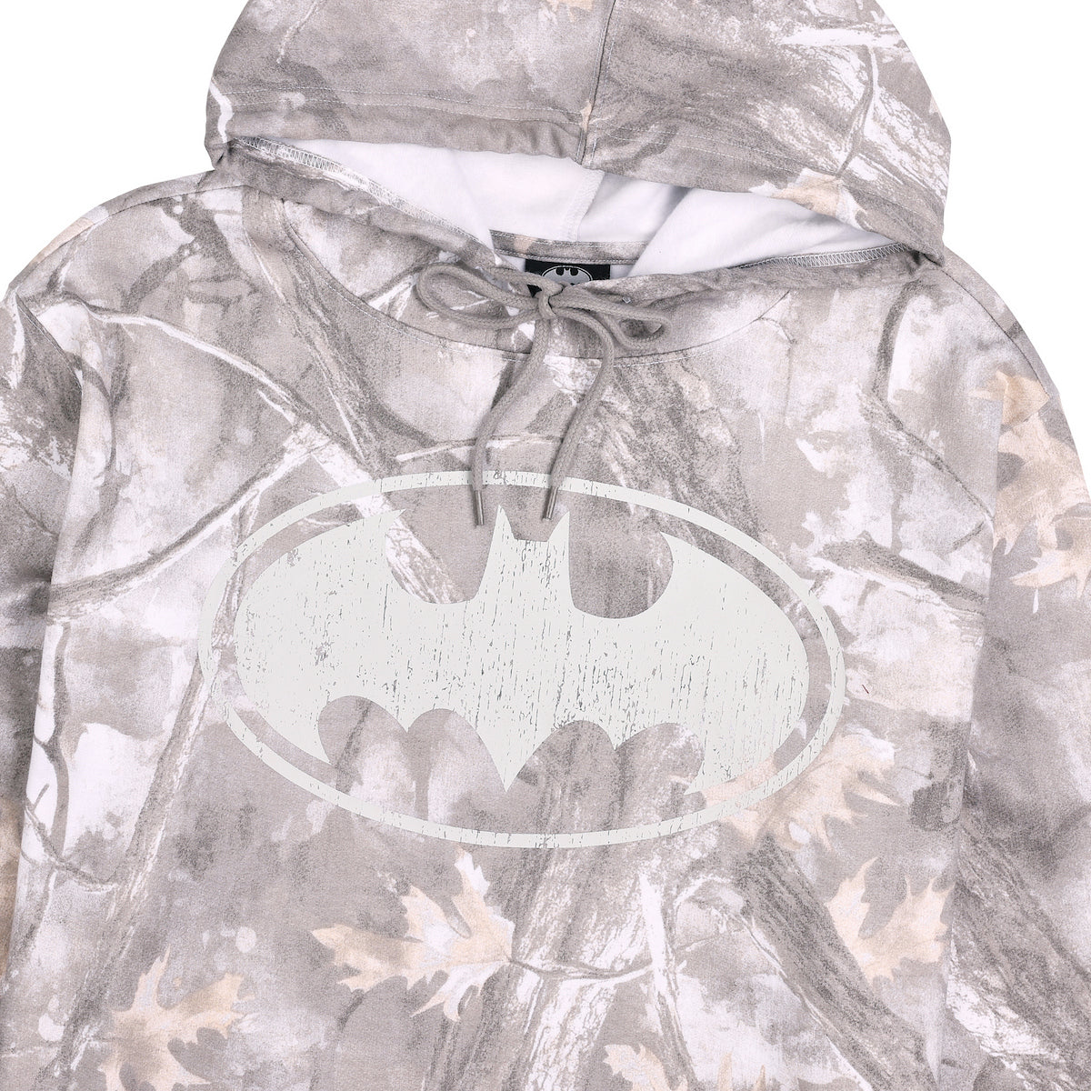 Batman Bat Signal Men's Double-Sided Camo Hoodie With Kangaroo Pocket
