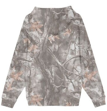 Ghostface Men's Double-Sided Camo Hoodie With Kangaroo Pocket