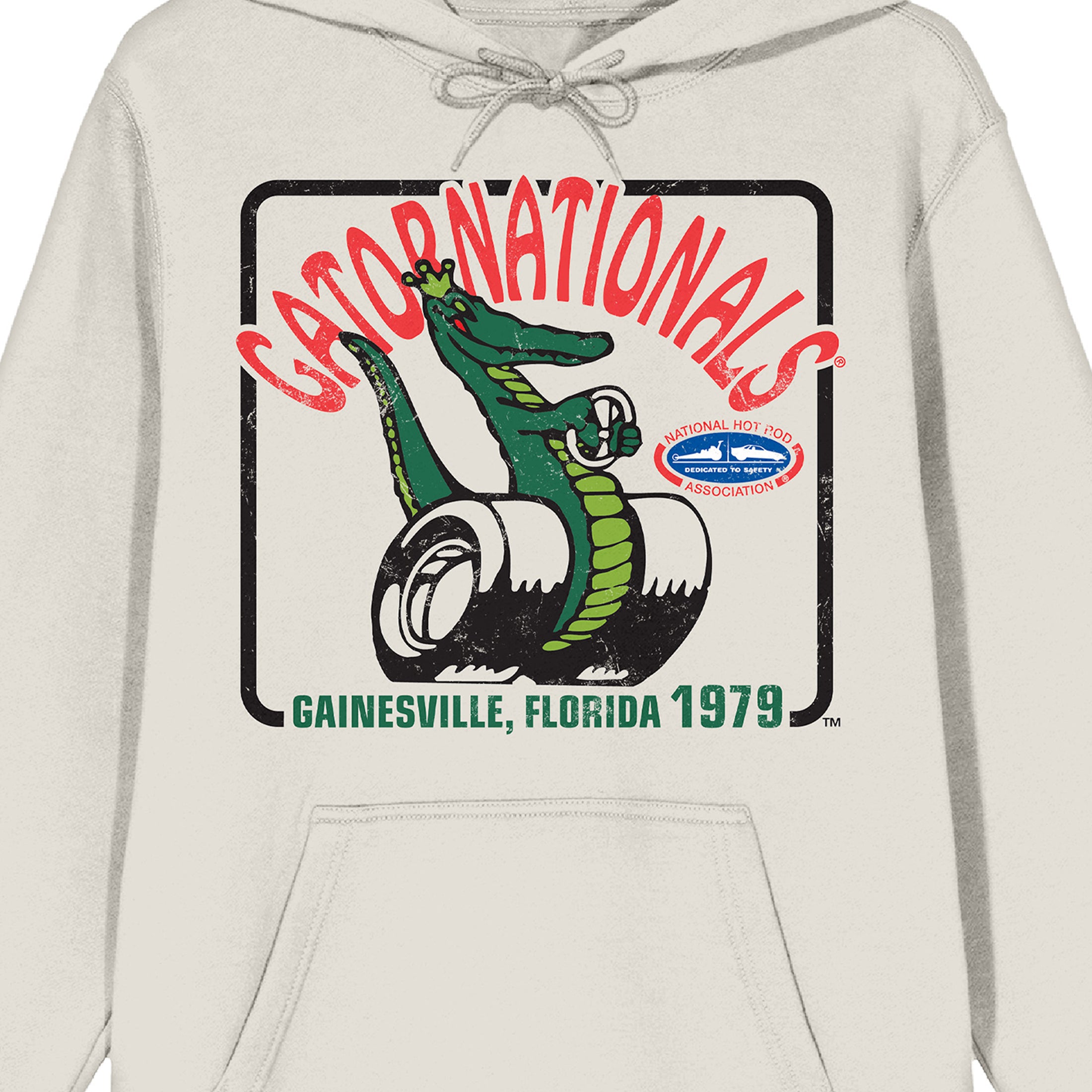NHRA Gator Nationals 1979 Men’s Sand Graphic Hoodie