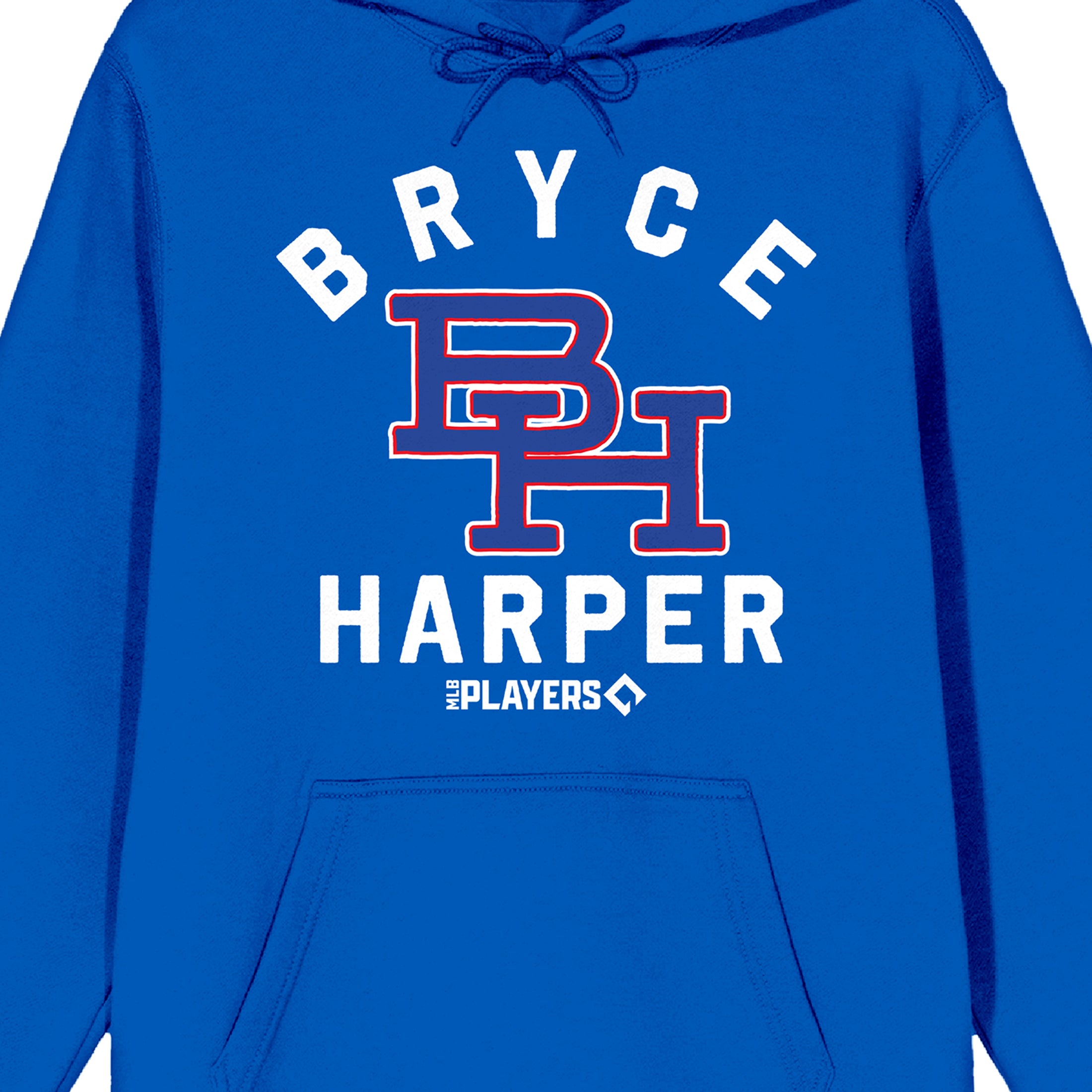 MLBPA BH Bryce Harper Adult Royal Blue Long Sleeve Hooded Sweatshirt