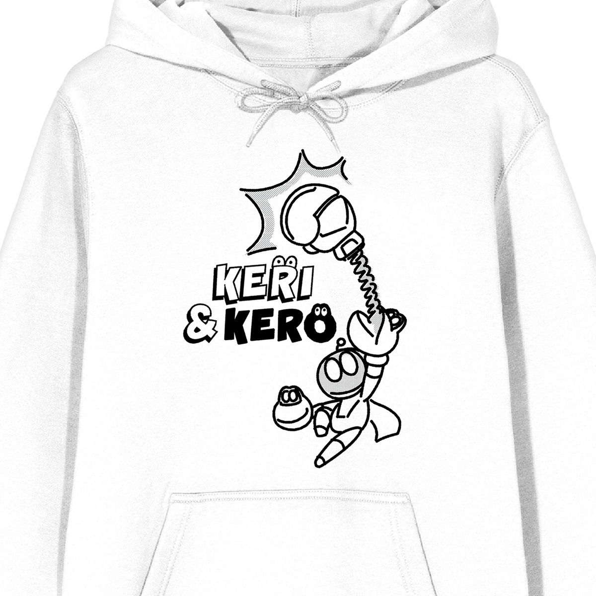 Astrobot Keri Kero Twin-Frog Gloves Hoodie for Men