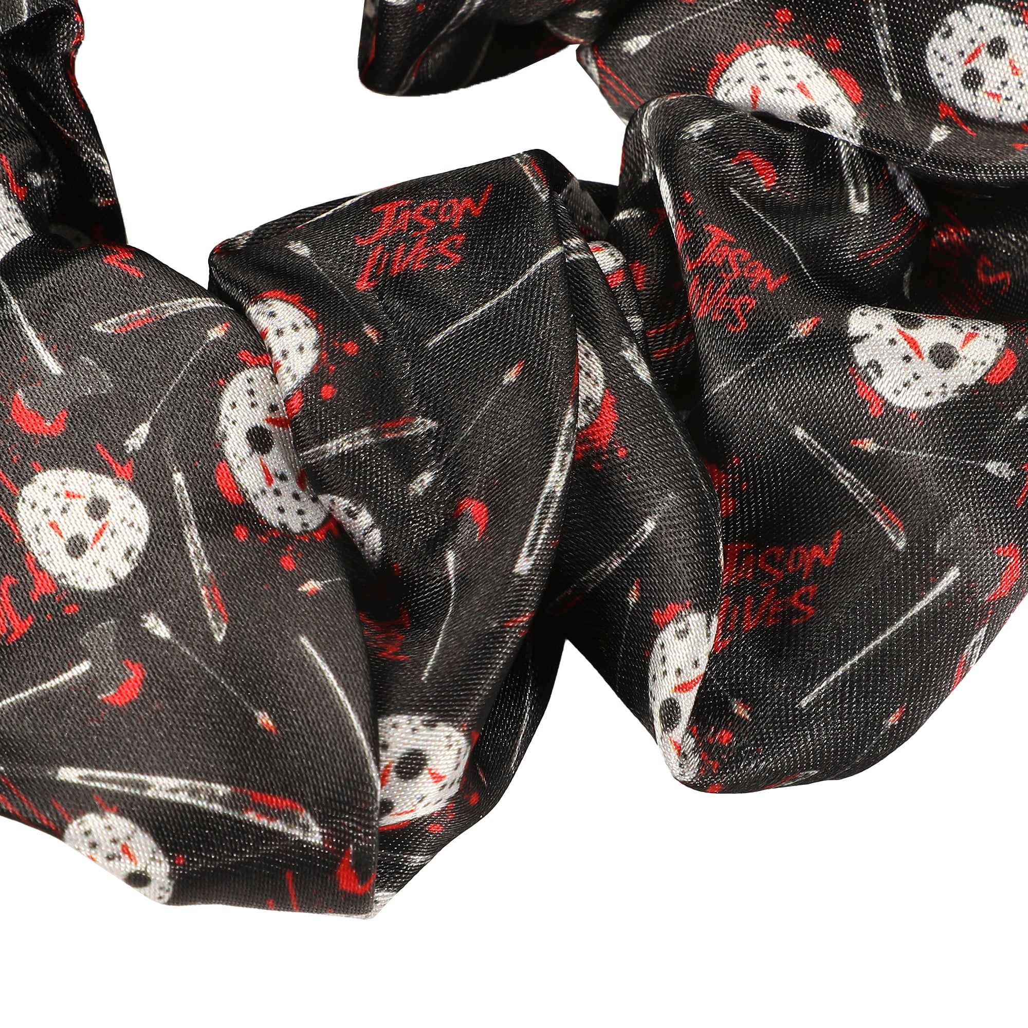 Friday the 13th AOP Stuffed Head 3 Pack Scrunchie Set