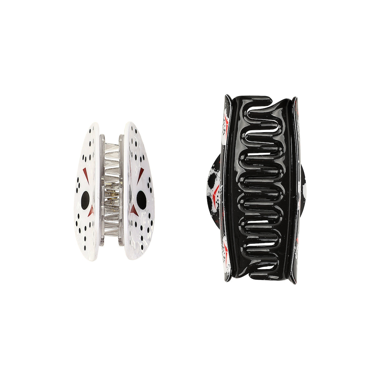 Friday The 13th Jason Mask 2-Piece Hair Clip Set