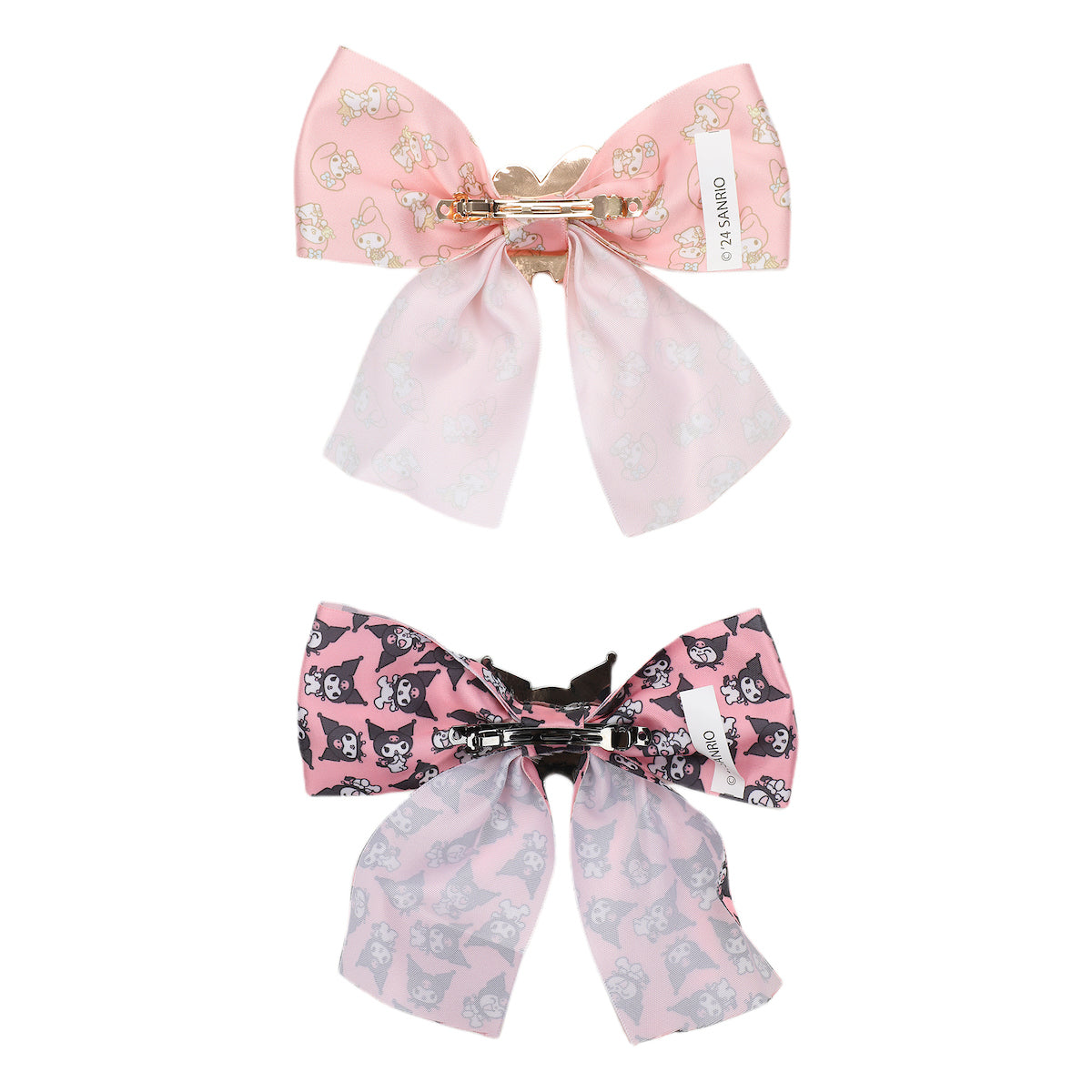My Melody & Kuromi 2-Piece Hair Clip Bows