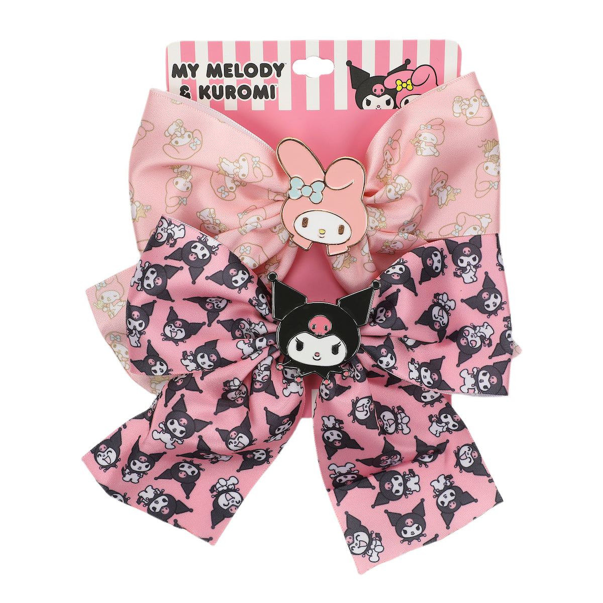 My Melody & Kuromi 2-Piece Hair Clip Bows