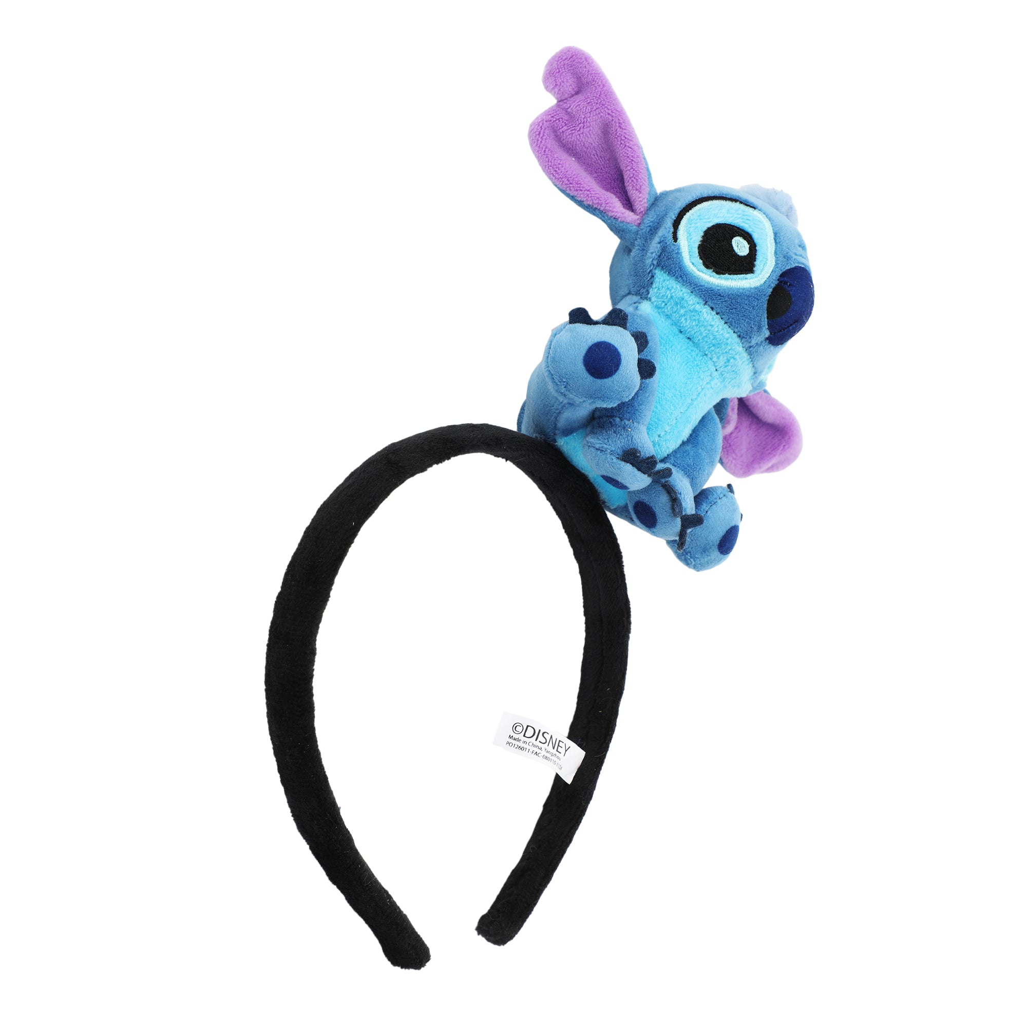 Disney Stitch Plush Figure Black Cosplay Headband