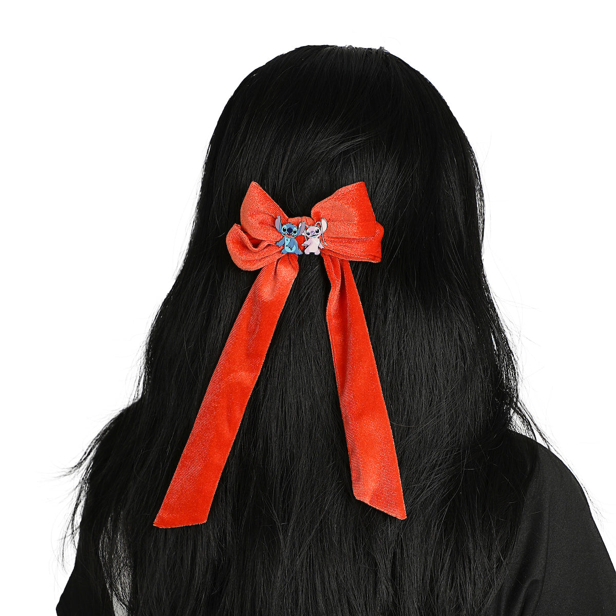 Disney Stitch & Angel 3-Piece Bow Clips Set