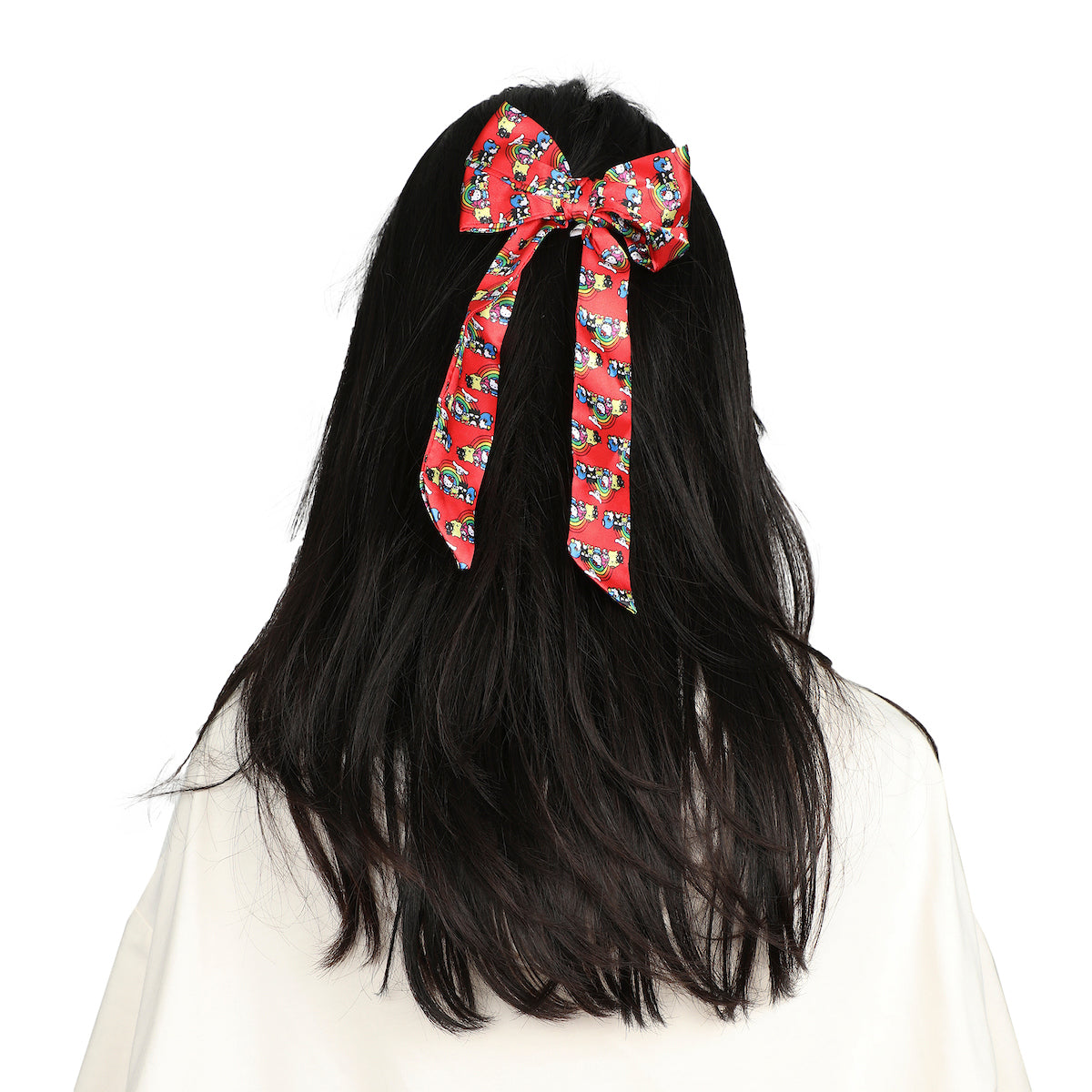 Hello Kitty & Friends Character Rainbow 3-Piece Bow Clips Set