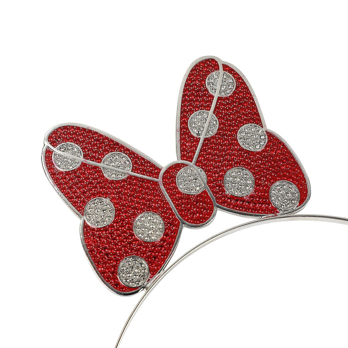 Disney Minnie Mouse Bow Glitzy Metal Headband