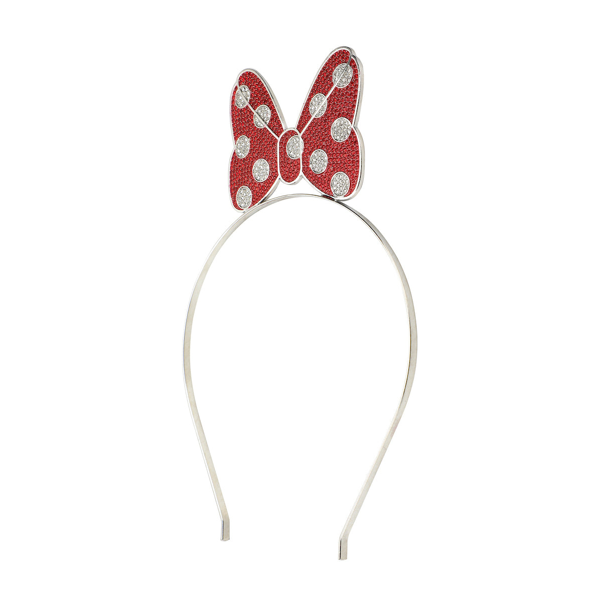 Disney Minnie Mouse Bow Glitzy Metal Headband