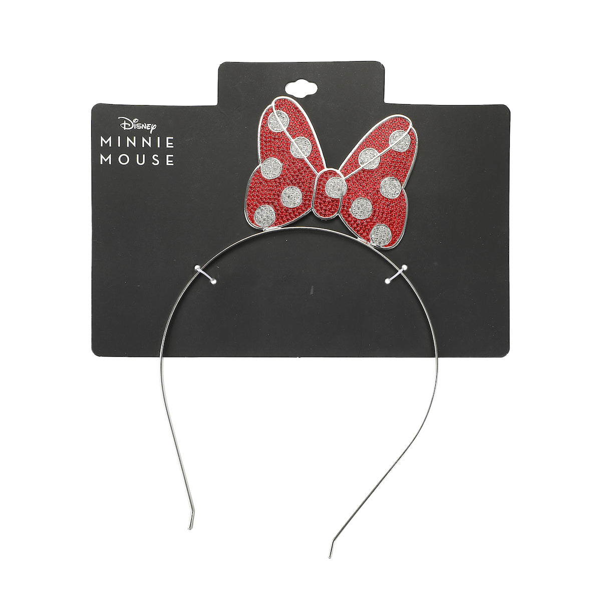 Disney Minnie Mouse Bow Glitzy Metal Headband