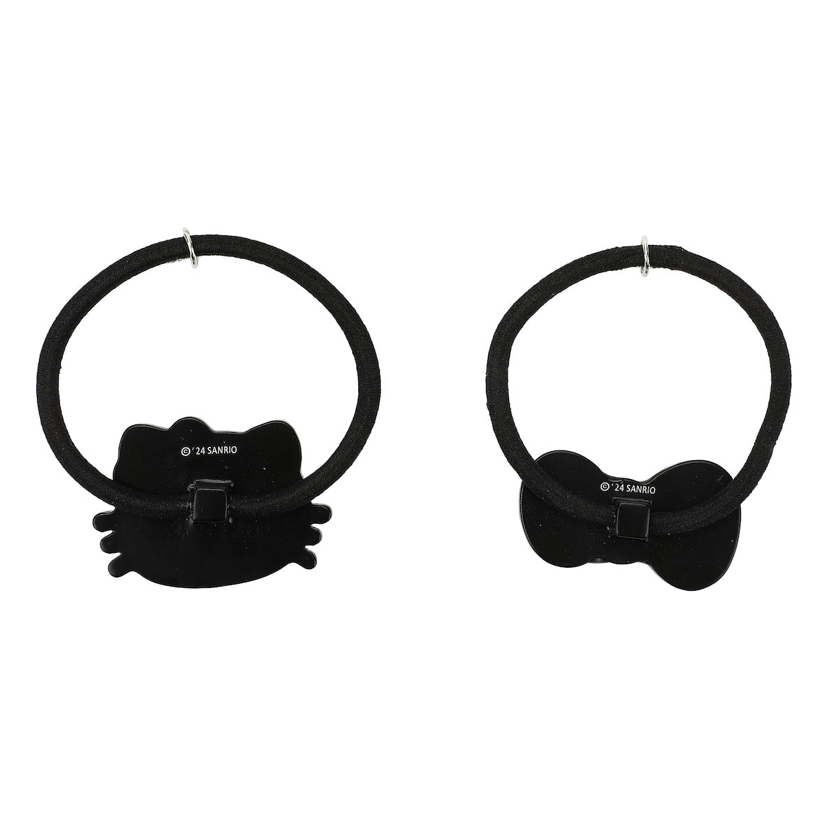 Hello Kitty Character & Bow 2-Piece Stretchy Hair Tie Set