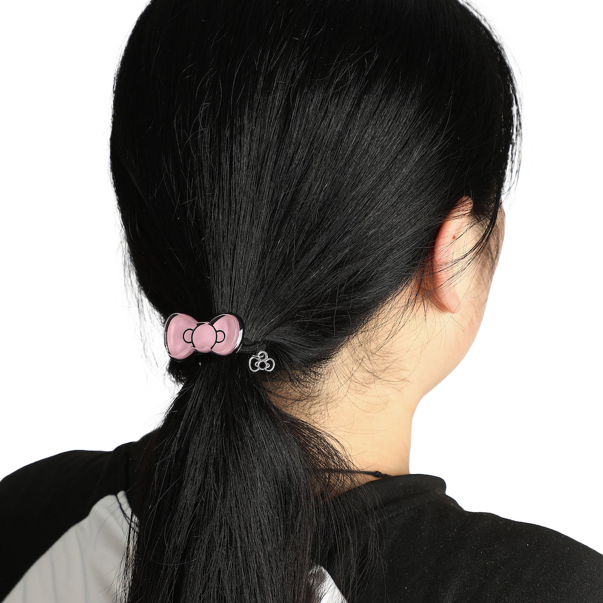 Hello Kitty Character & Bow 2-Piece Stretchy Hair Tie Set