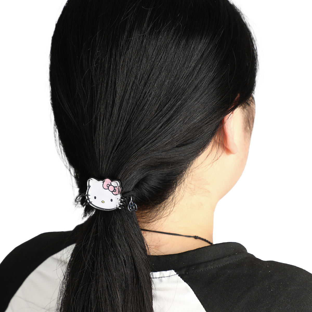 Hello Kitty Character & Bow 2-Piece Stretchy Hair Tie Set
