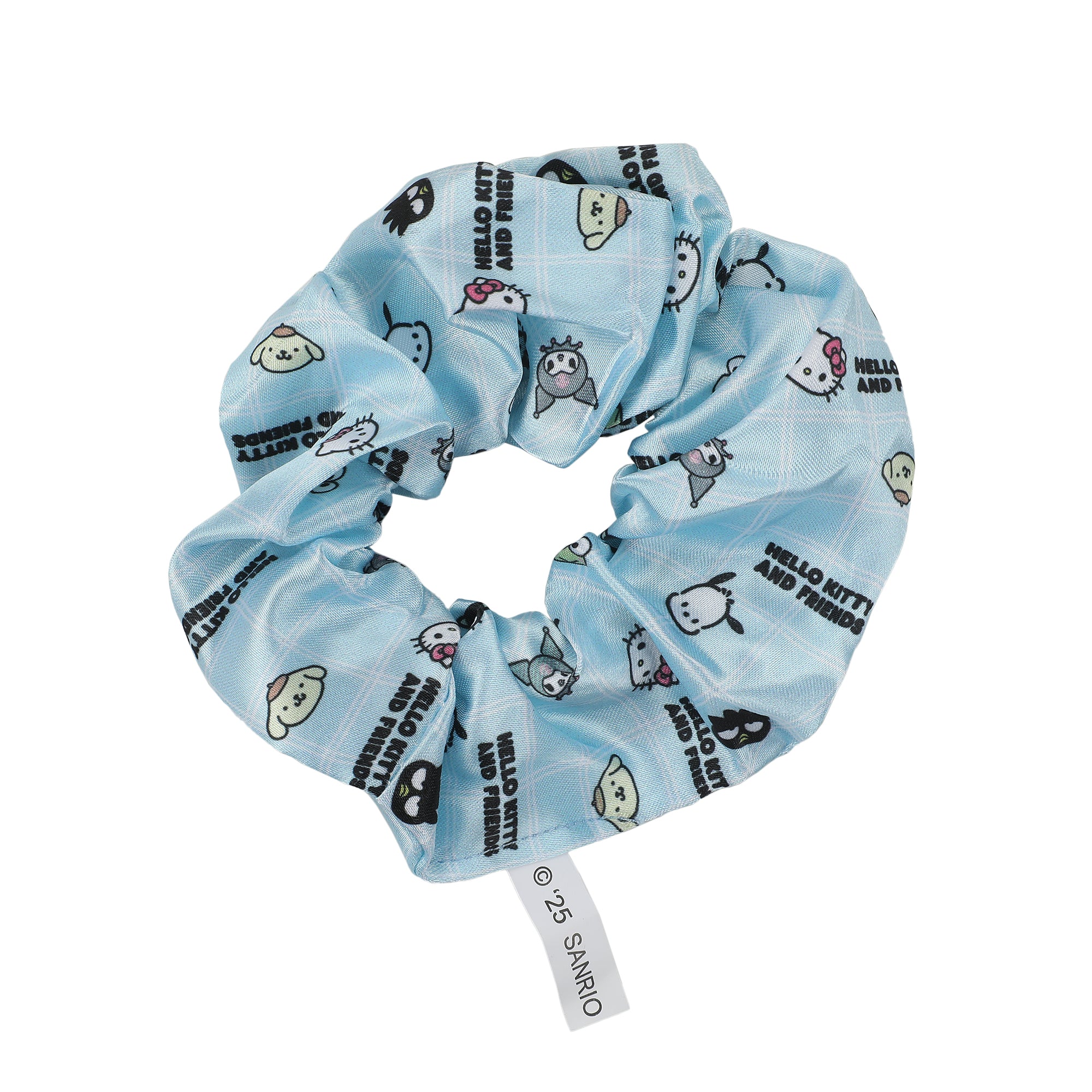 Hello Kitty & Friends Printed Fabric Hair Scrunchies (6-Piece Set)