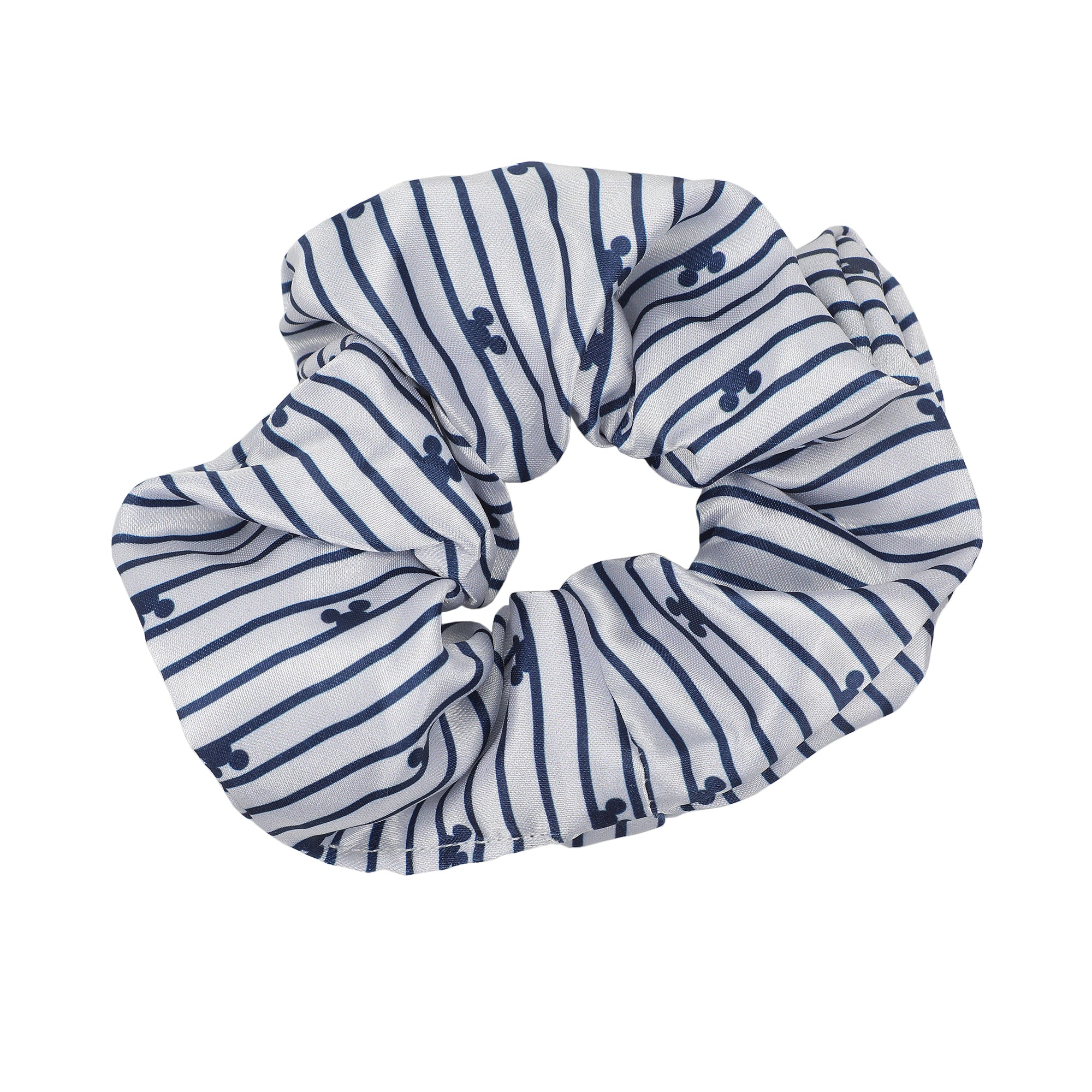 Disney Mickey Mouse Printed Fabric Hair Scrunchies (6-Piece Set)