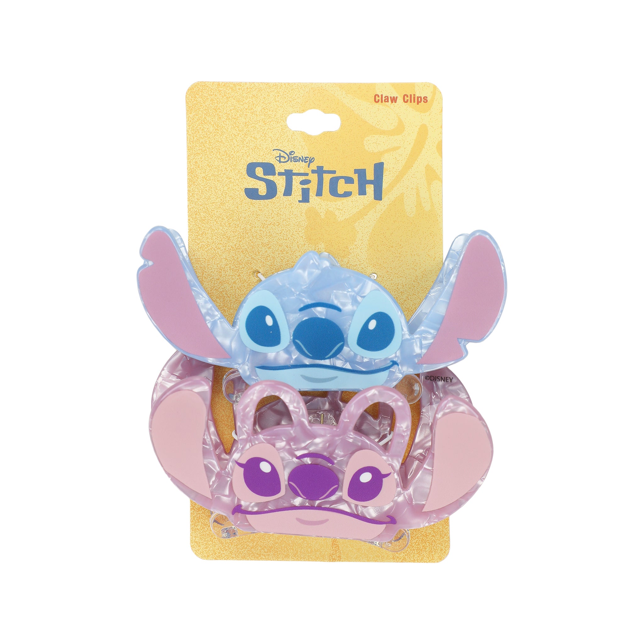 Disney Stitch & Angel 2-Piece Hair Clips Set