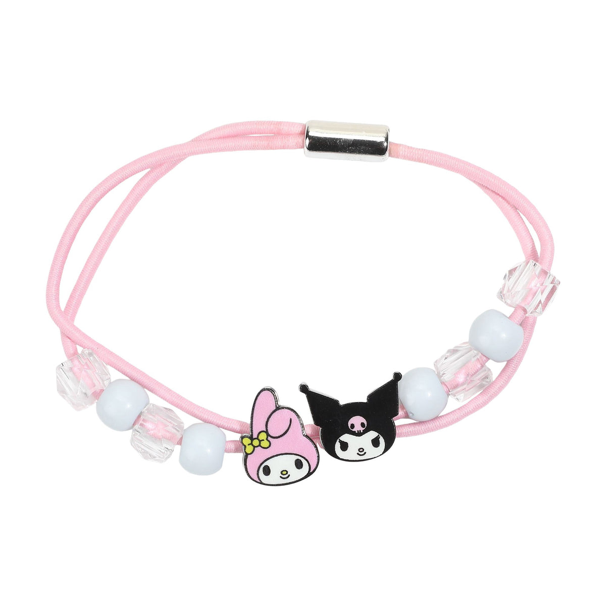 Hello Kitty & Friends Hair Tie Bracelet Set with Chococat Kuromi
