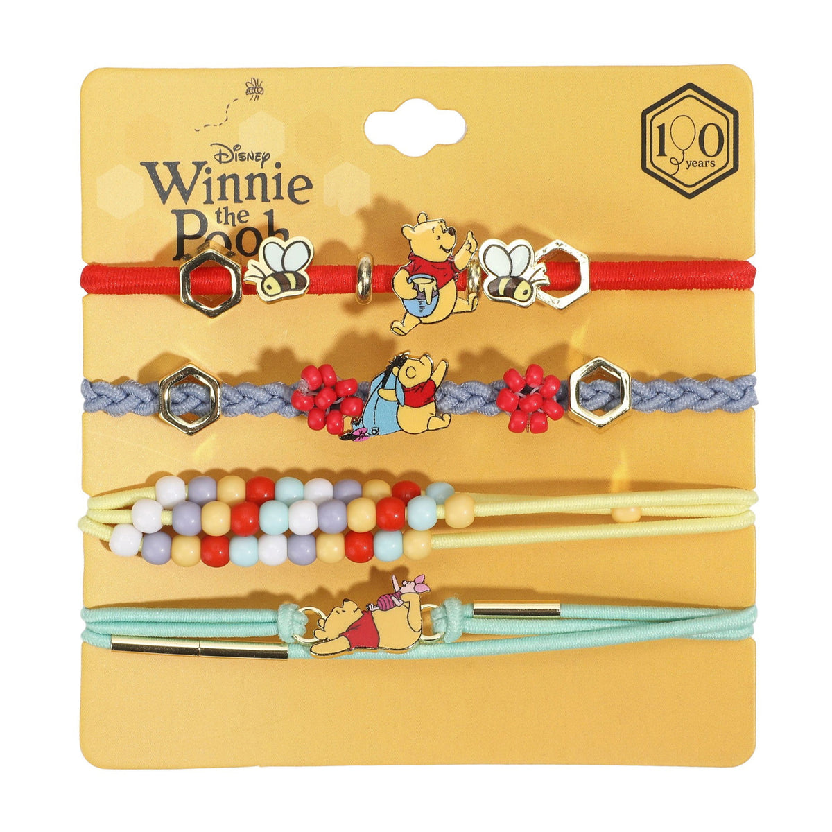 Winnie The Pooh and Friends Hair Clips with Beading