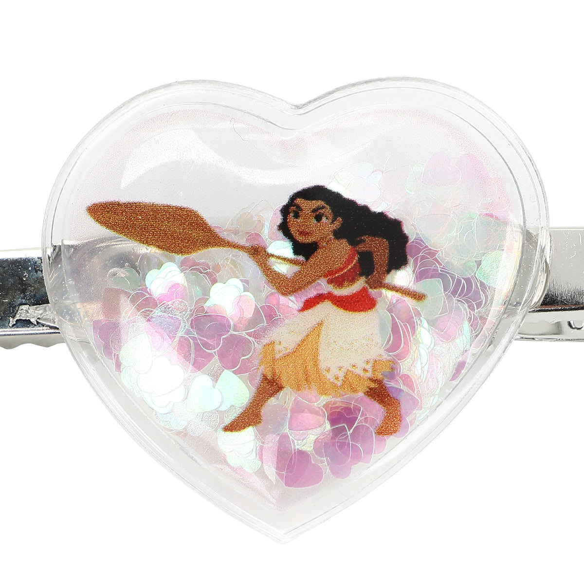 Moana Confetti Heart Snap Hair Clips Set for Adults