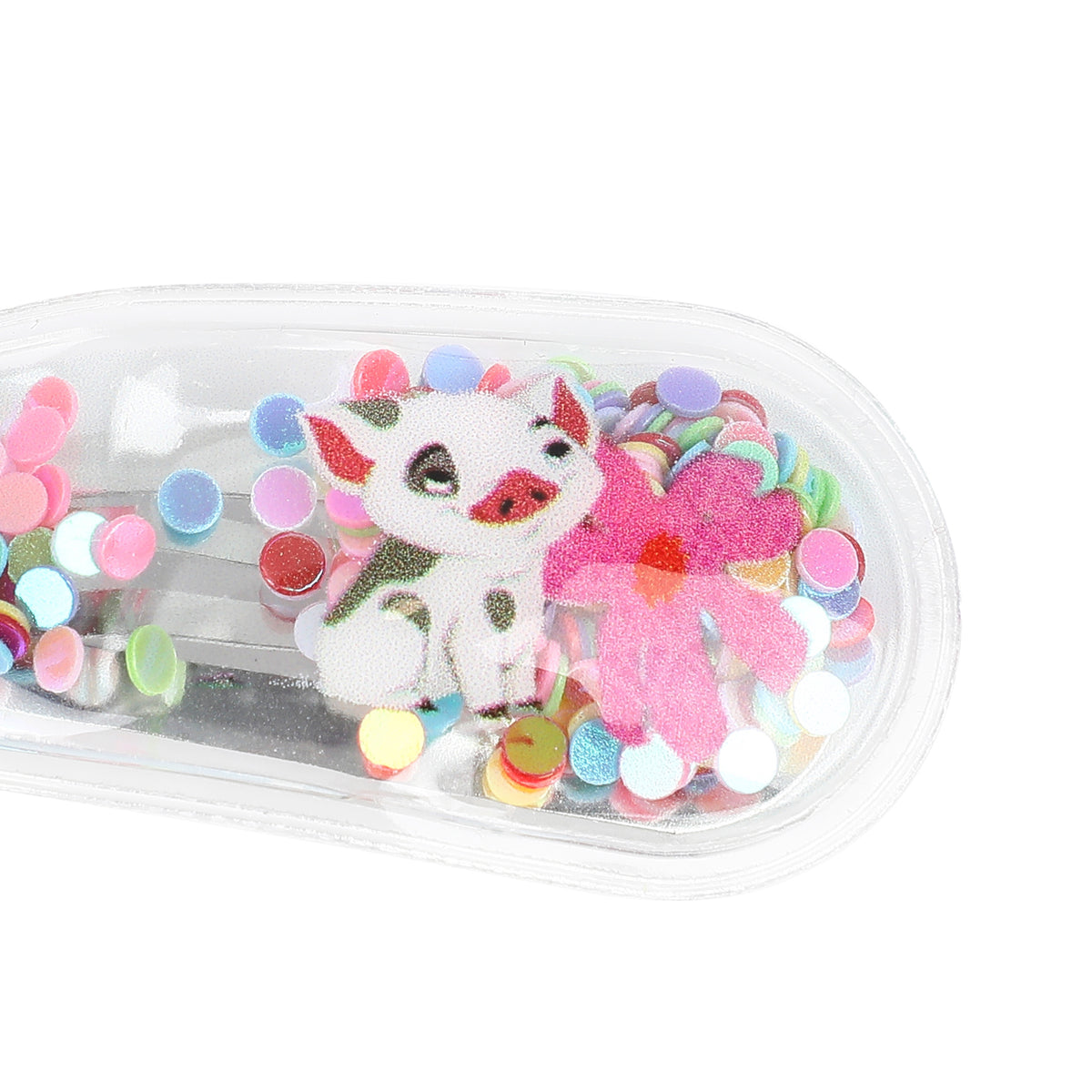 Moana Confetti Heart Snap Hair Clips Set for Adults