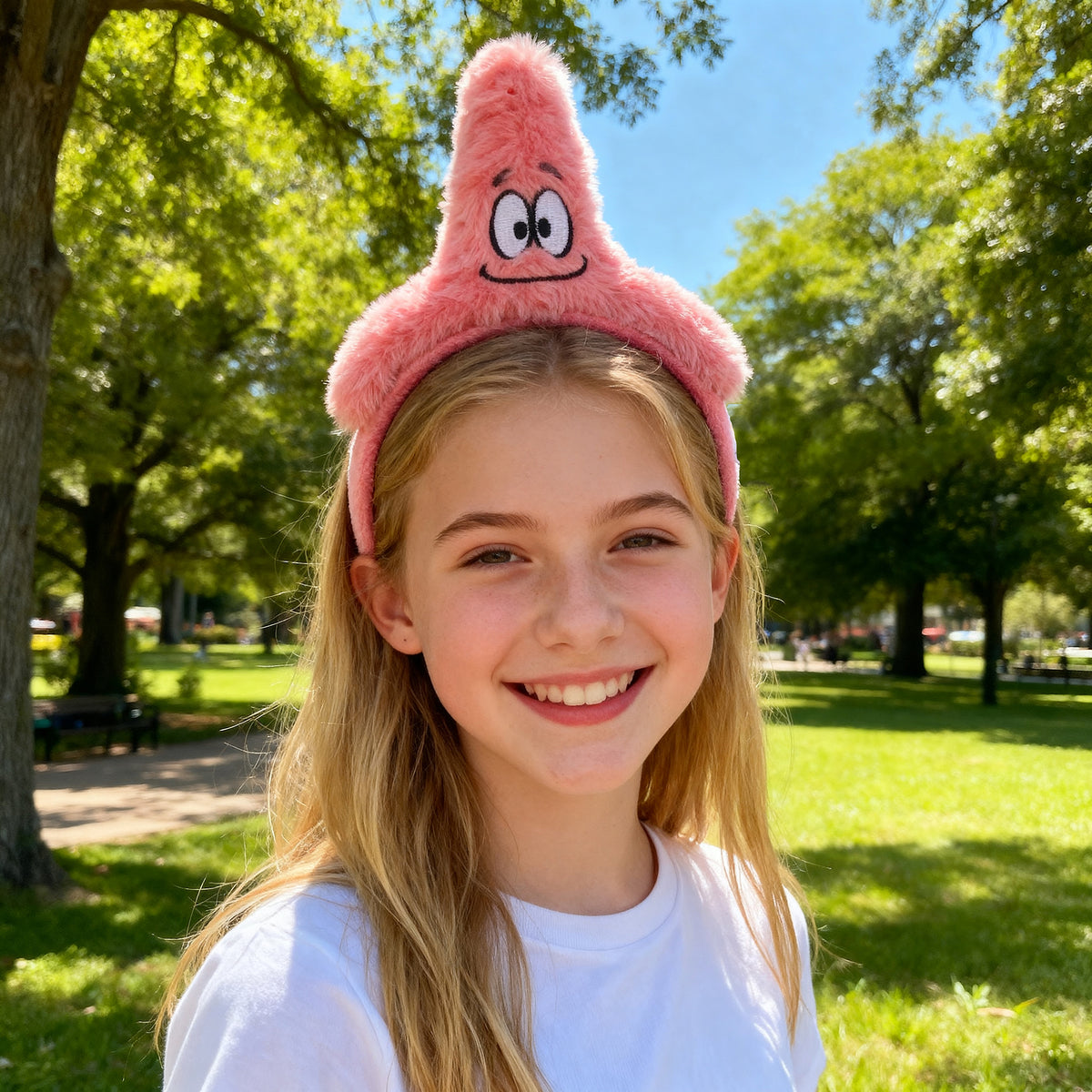 Spongebob Squarepants Patrick Fuzzy Plush Cosplay Hairband
