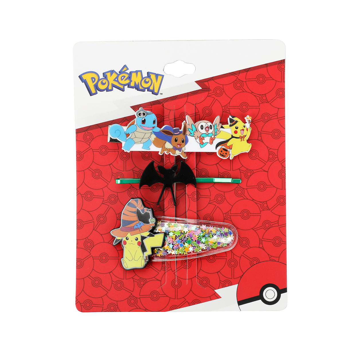 Pokémon Halloween 3-Piece Hair Clips Set