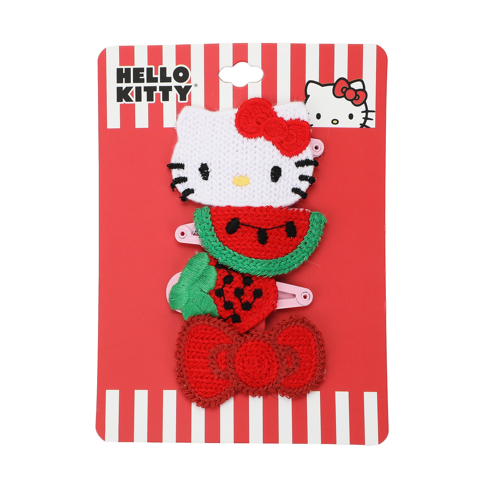 Hello Kitty Sweet Snacks 4-Piece Hair Clip Set