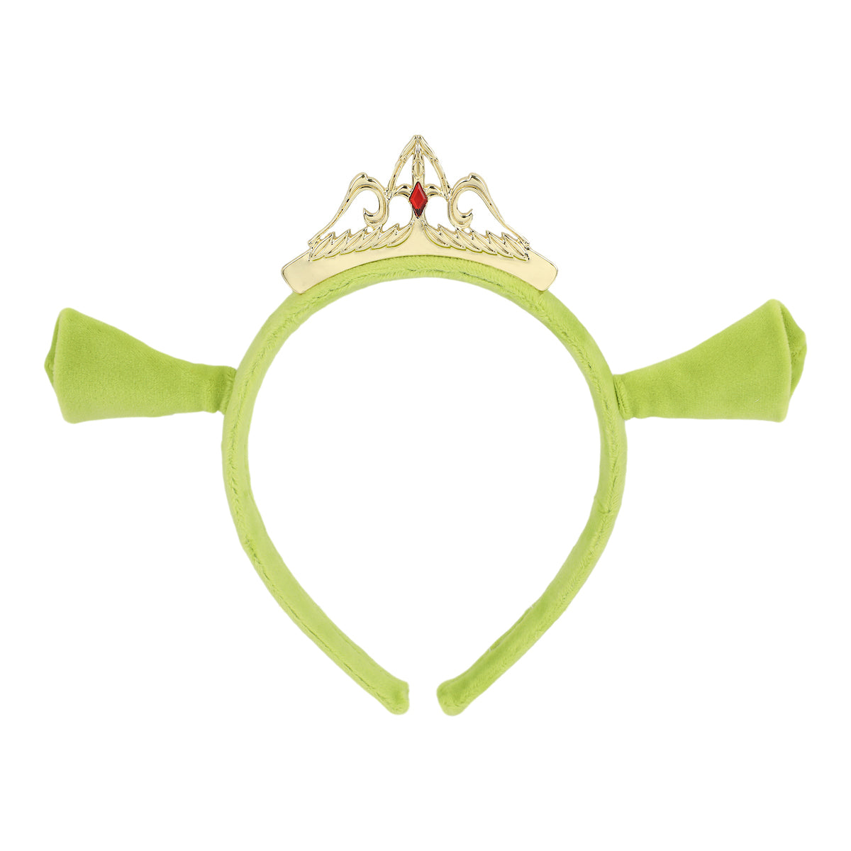 Shrek Fiona Ogre Crown Ears Headband and Heart Necklace Set