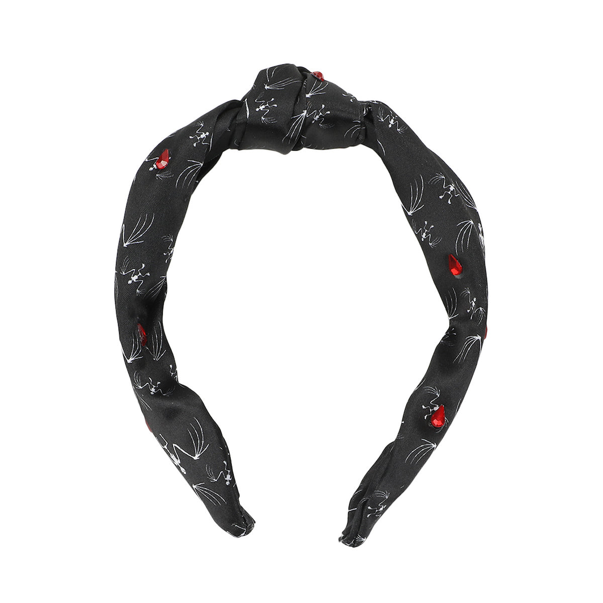 Halloween Bat Skeletons 2-Piece Headband & Scrunchie Set