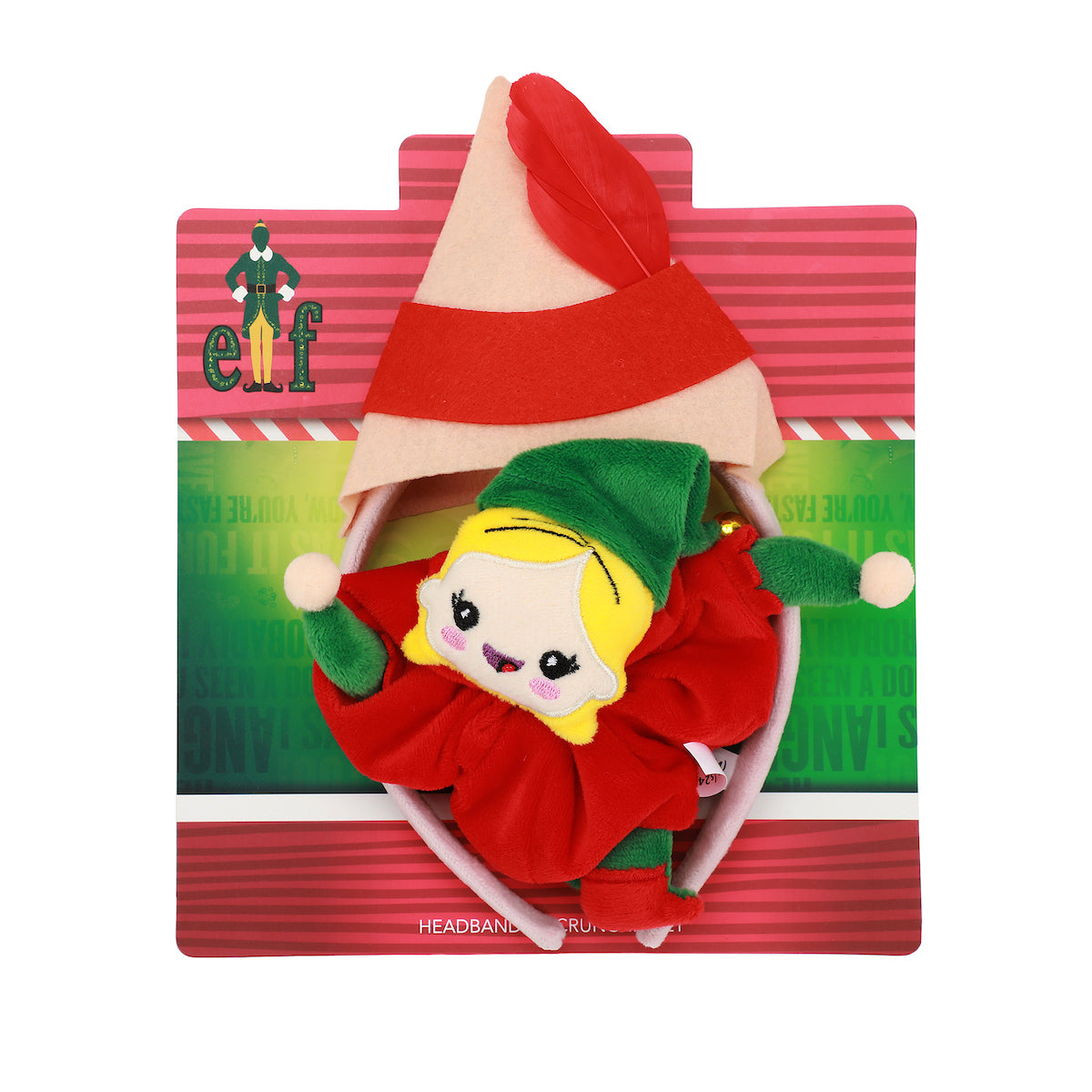 Elf Jovie 2-Piece Plush Headband & Scrunchie Set