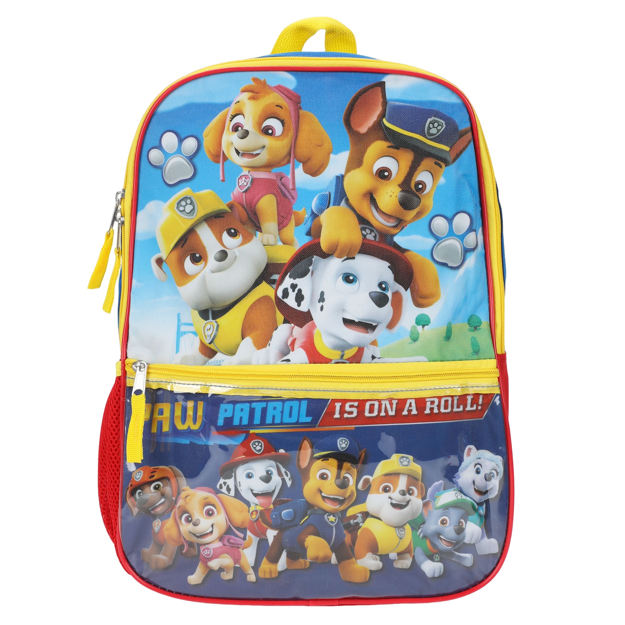 Paw Patrol Heroes Nickelodeon Cartoon 5-Piece Backpack accessories Set for boys