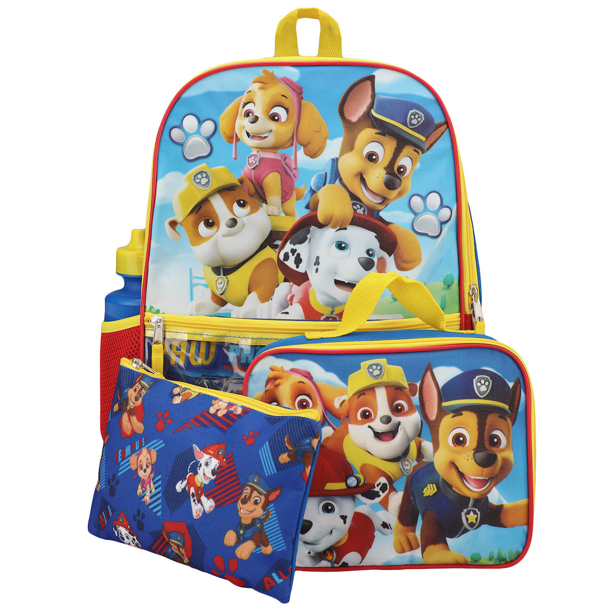 Paw Patrol Is On A Roll 16" 5-Pc Youth Backpack Set
