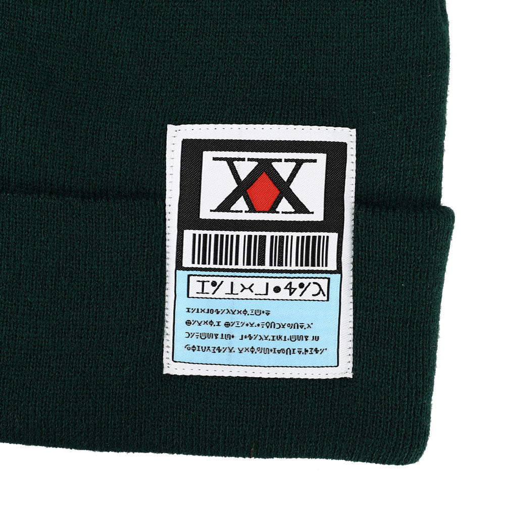 Hunter X Hunter Ribbed Knitted Green Beanie Hat