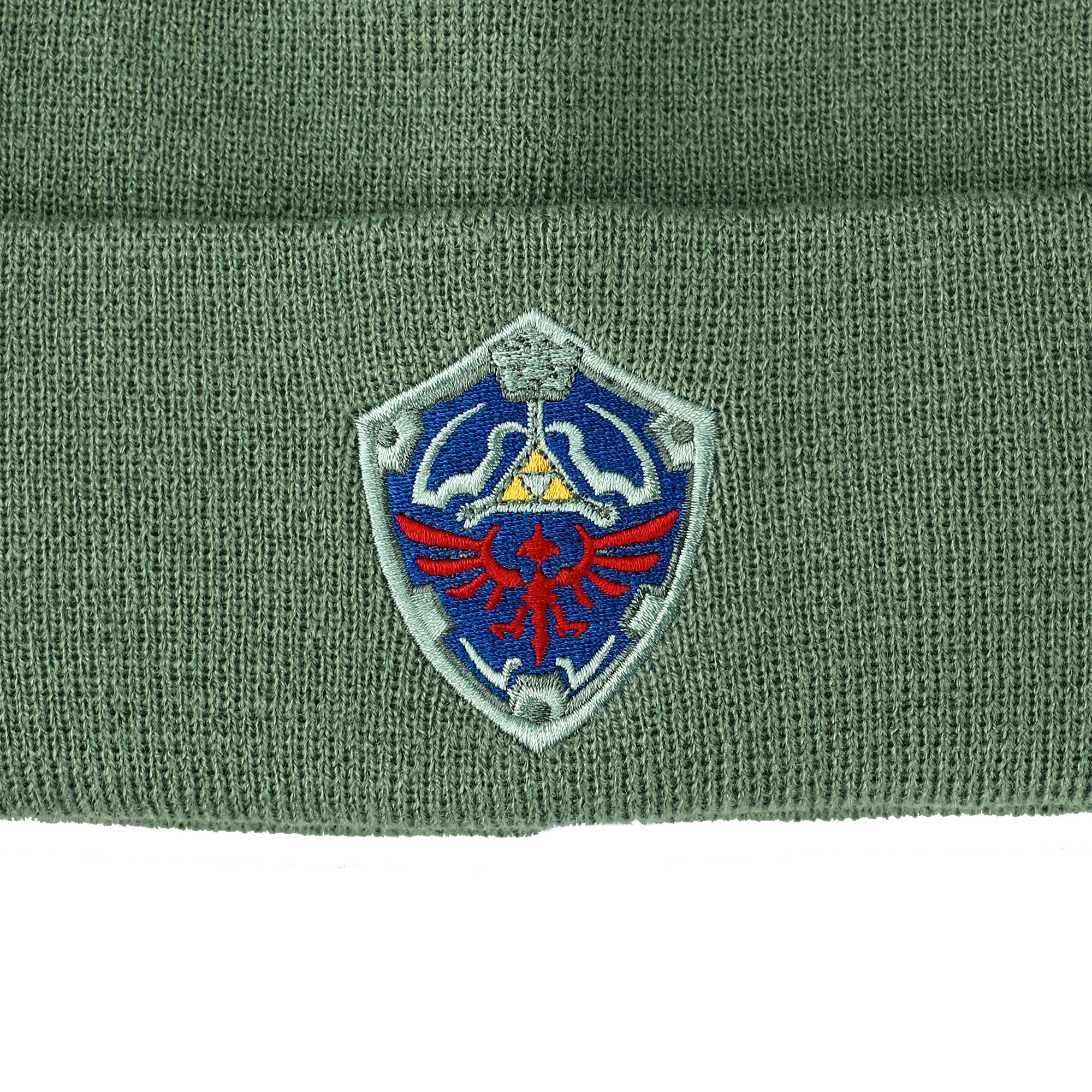 The Legend Of Zelda Hylian Shield Green Cuff Beanie
