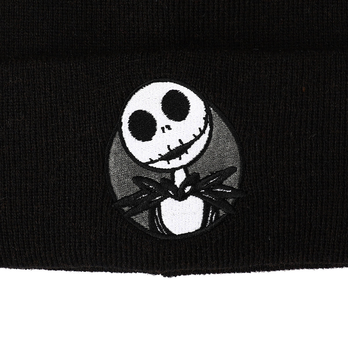 Nightmare Before Christmas Jack Skellington Black Cuff Beanie