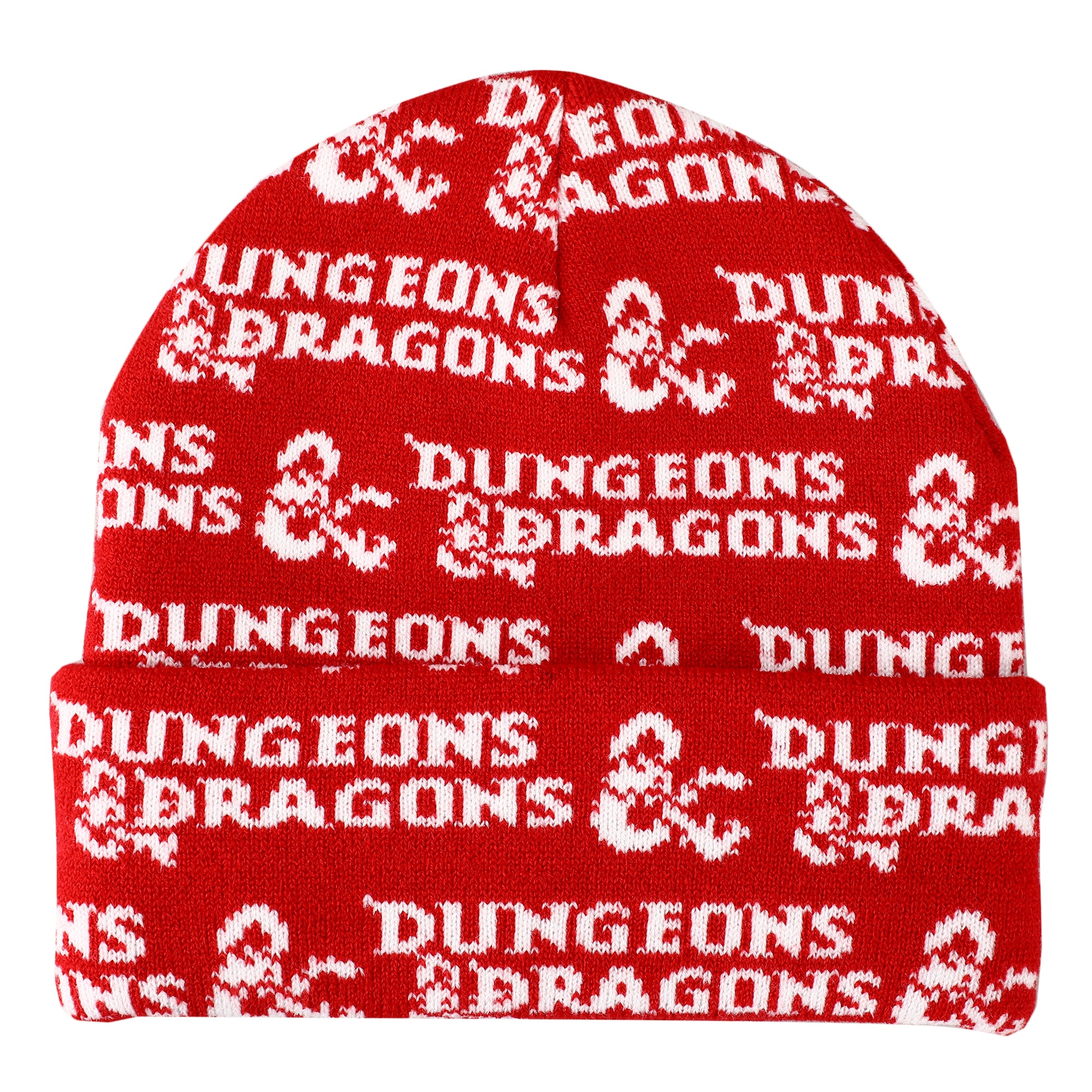 Dungeons & Dragons Logo Red Cuff Beanie