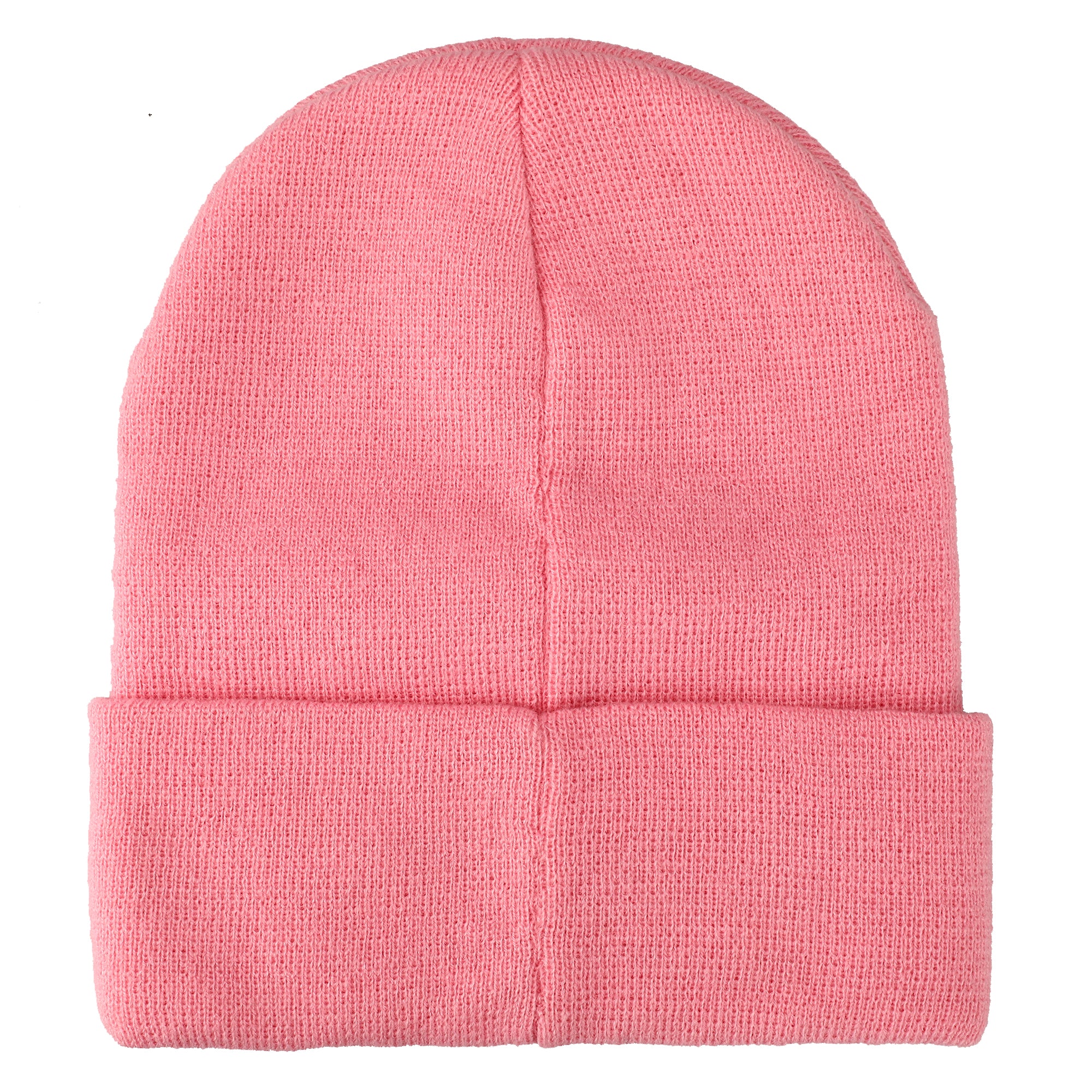 Kirby Smiling Face Pink Cuffed Plain Skull Acrylic  Knitted Embroidered Logo Beanie Hat