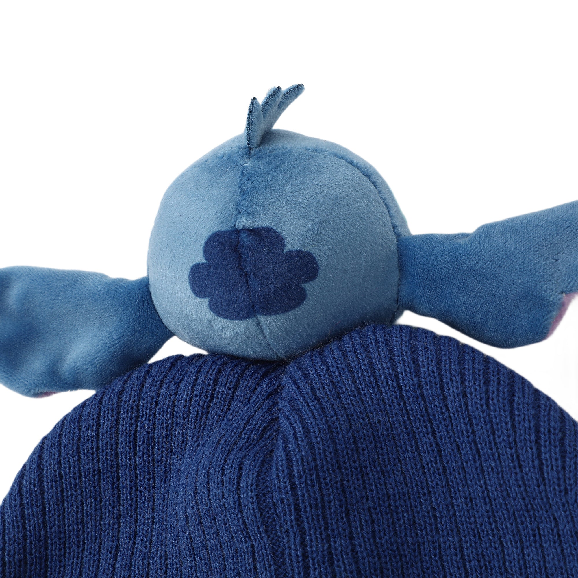 Disney Stitch Ohana Cuff Beanie With Plush Character Pom