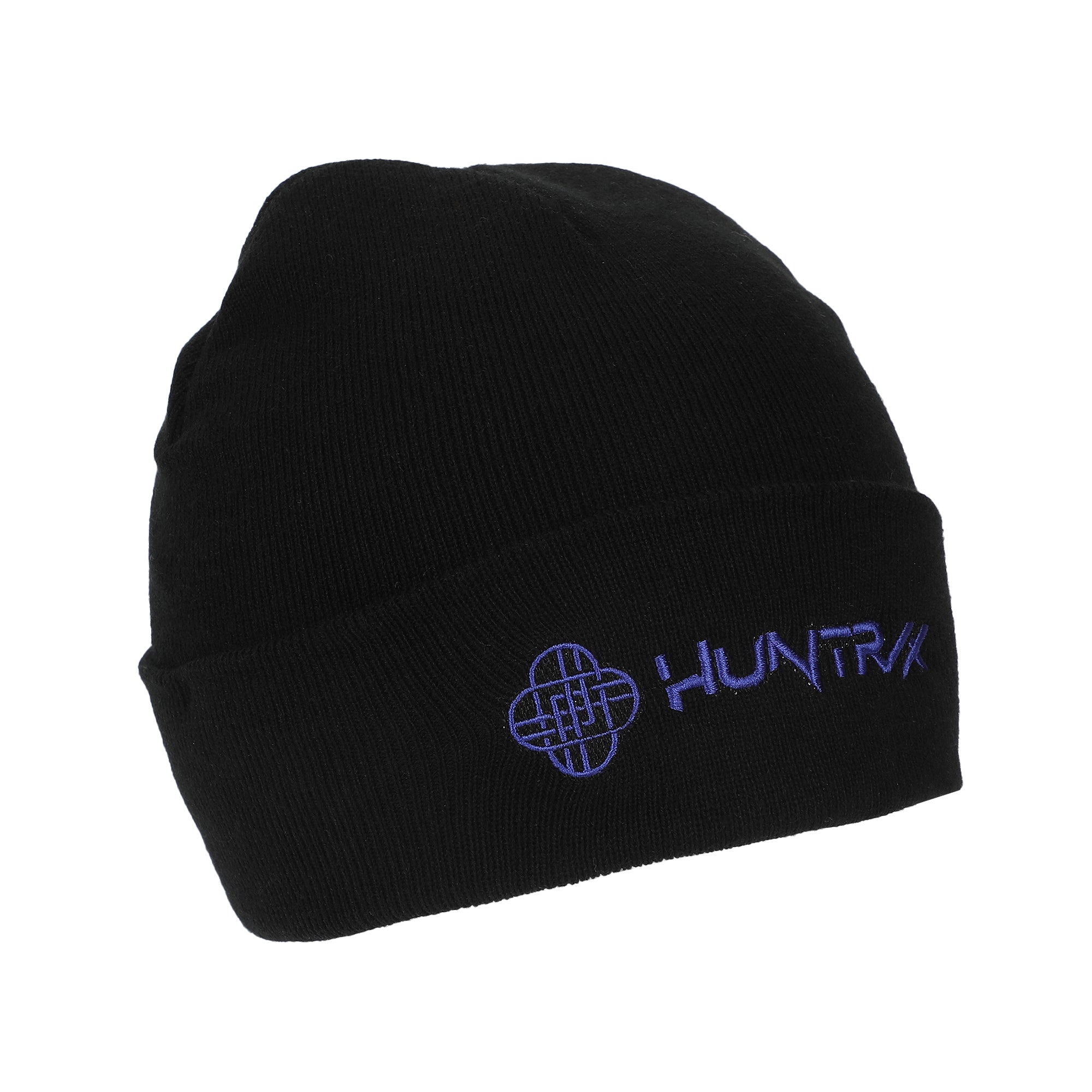 KPop Demon Hunters Huntr/x Black Cuff Knit Beanie