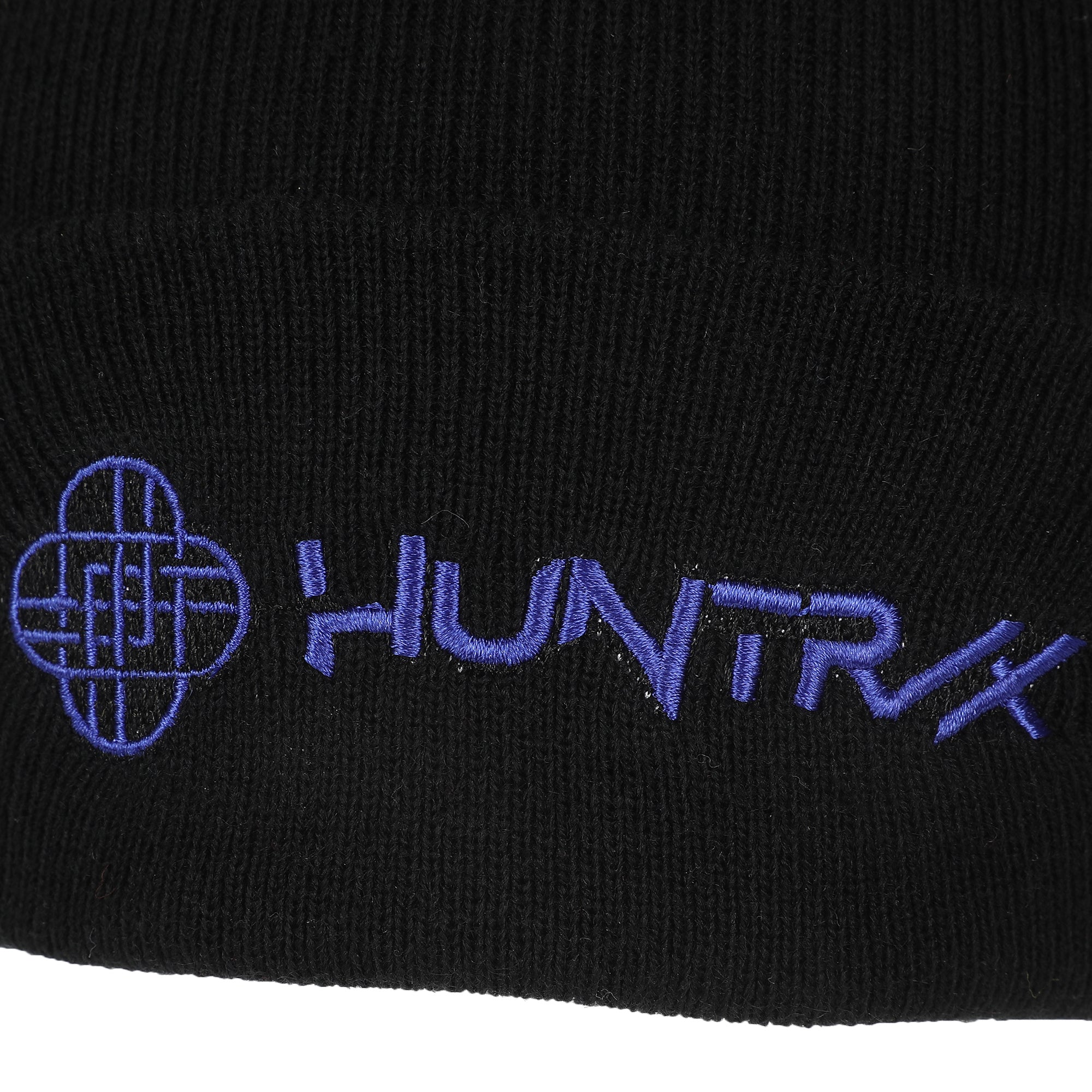 KPop Demon Hunters Huntr/x Black Cuff Knit Beanie
