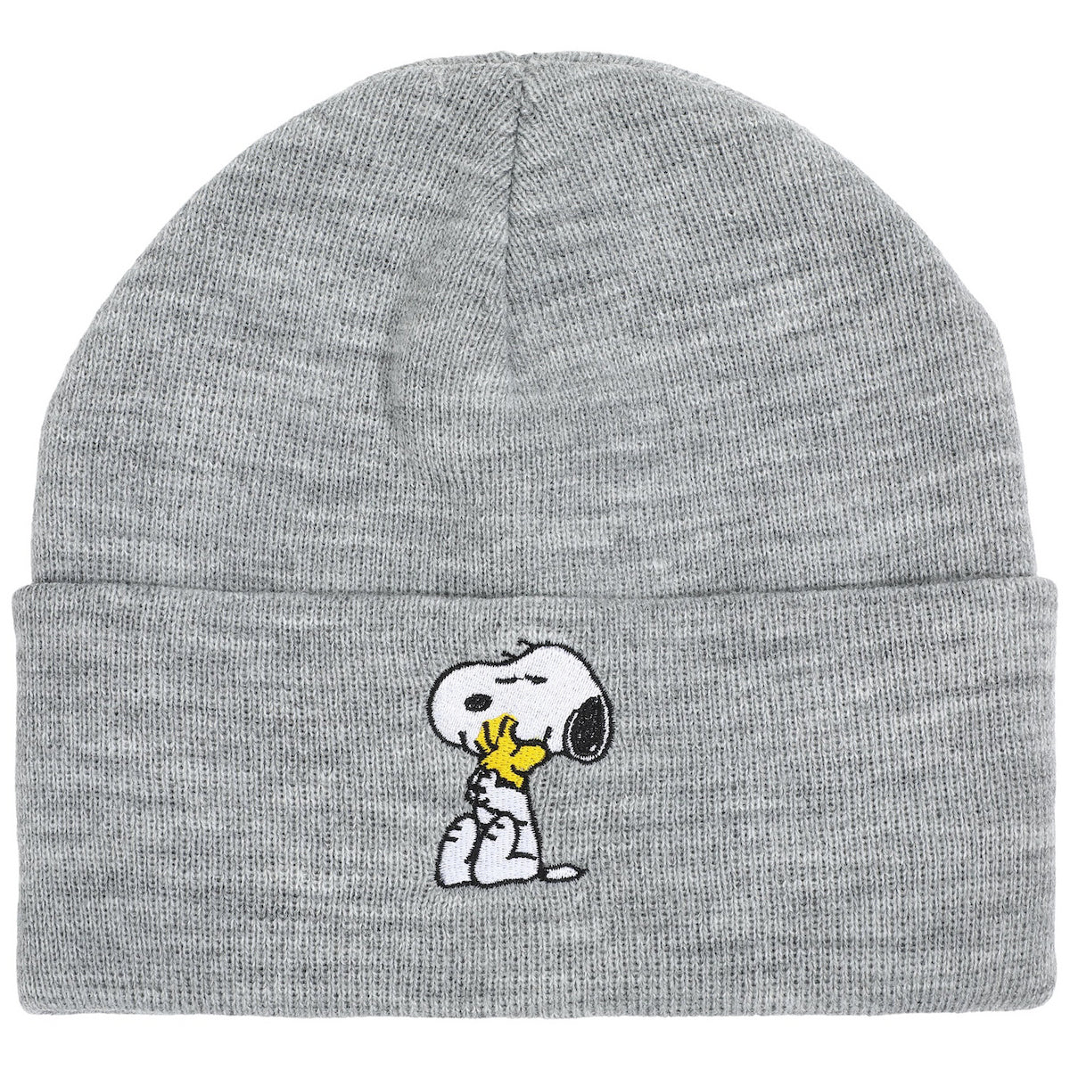 Peanuts Snoopy Woodstock Embroidered Knit Cap for Adults