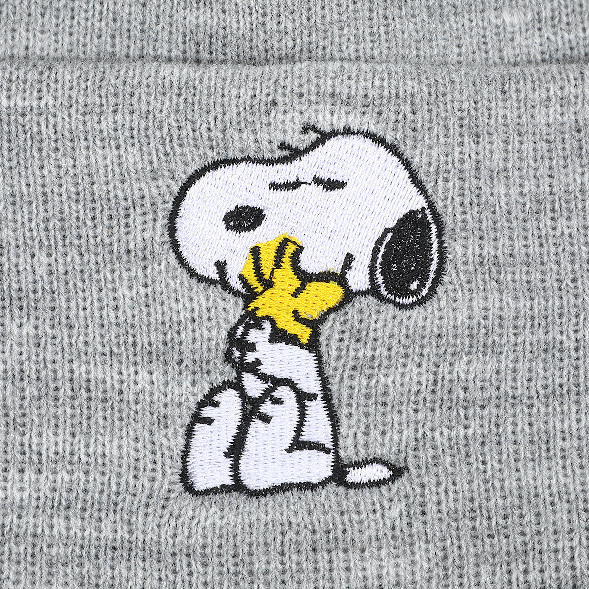 Peanuts Snoopy Woodstock Embroidered Knit Cap for Adults