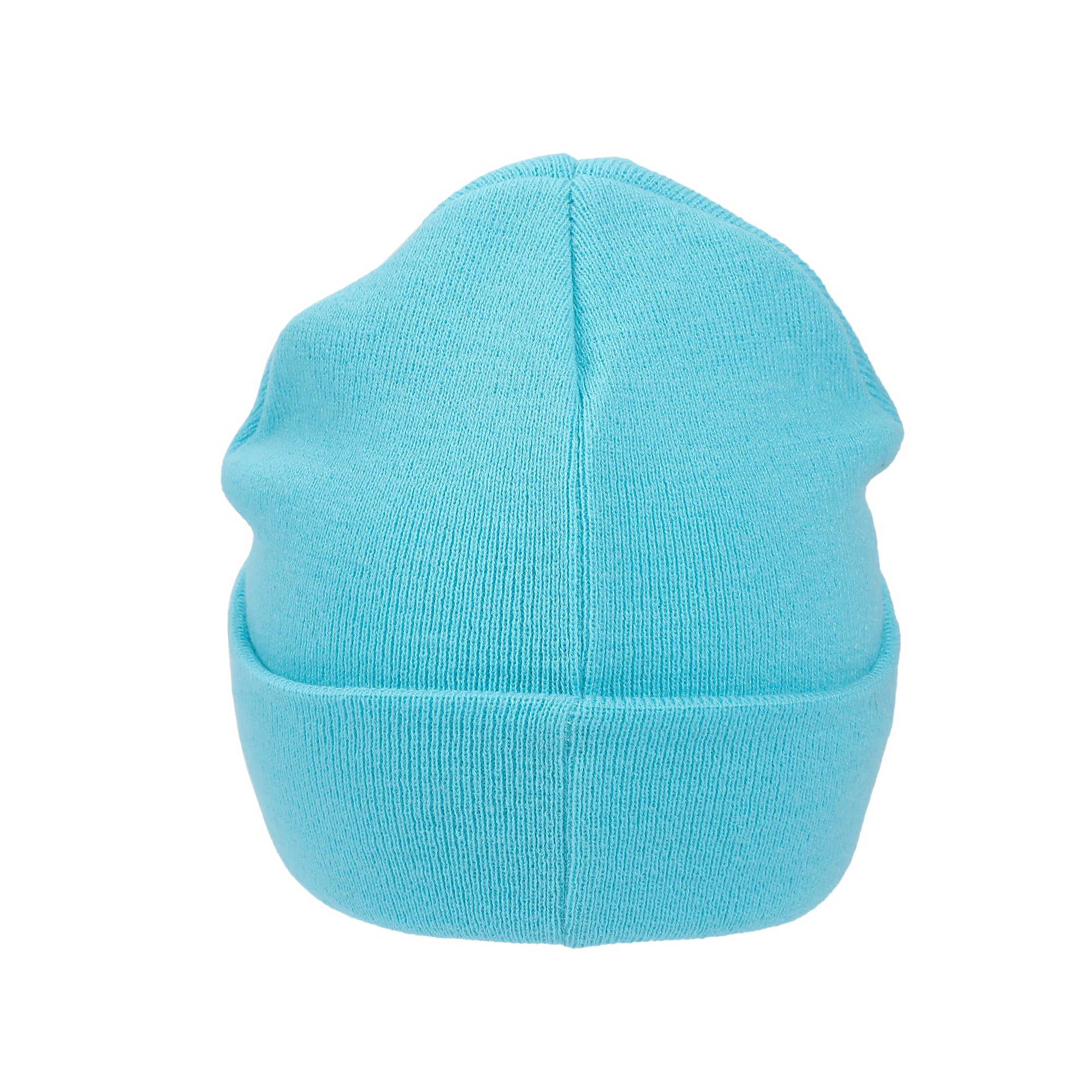 Cinnamoroll Ribbed Knit, Embroidered Character On Blue Cuff Beanie
