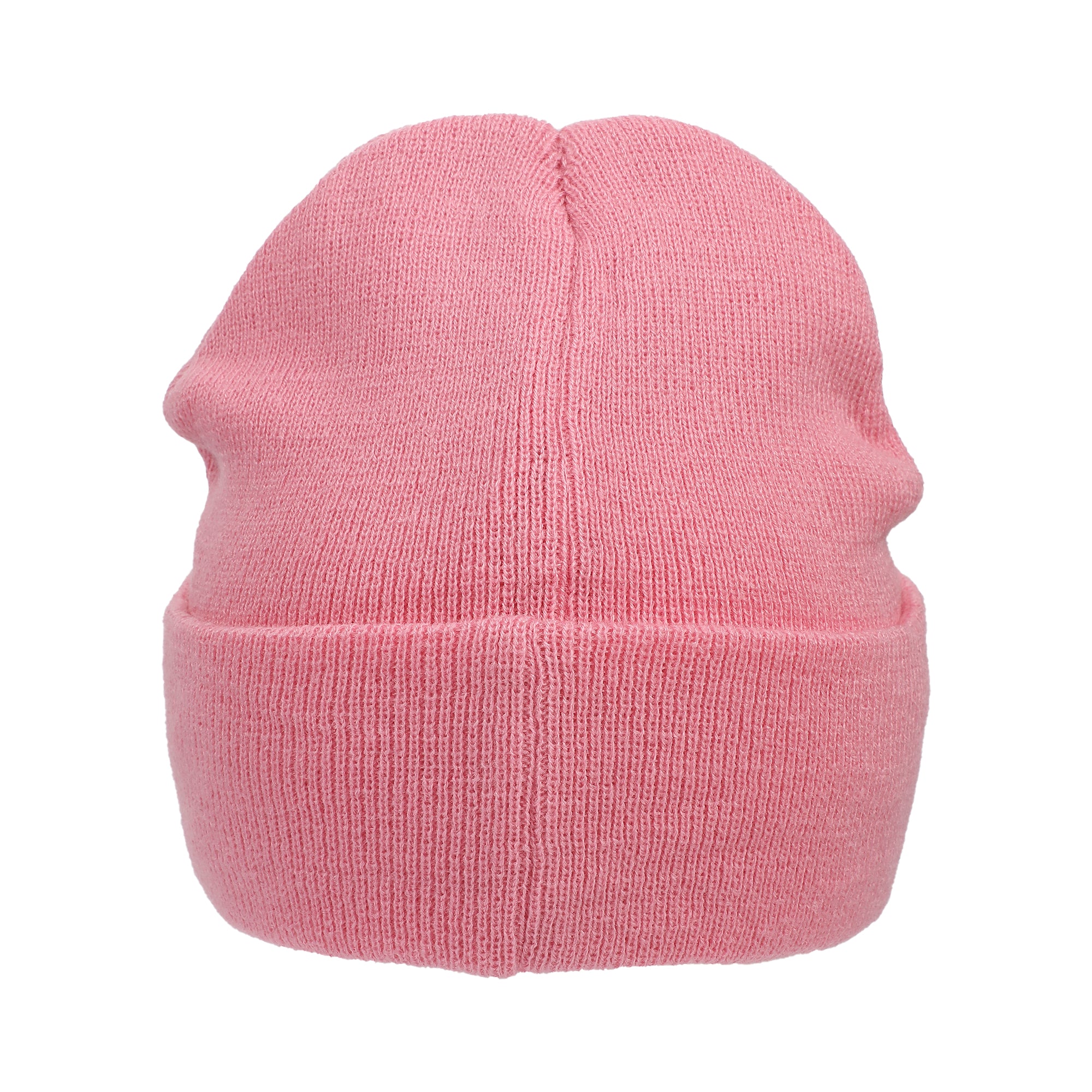 Hello Kitty Embroidered Character On Pink Cuff Beanie