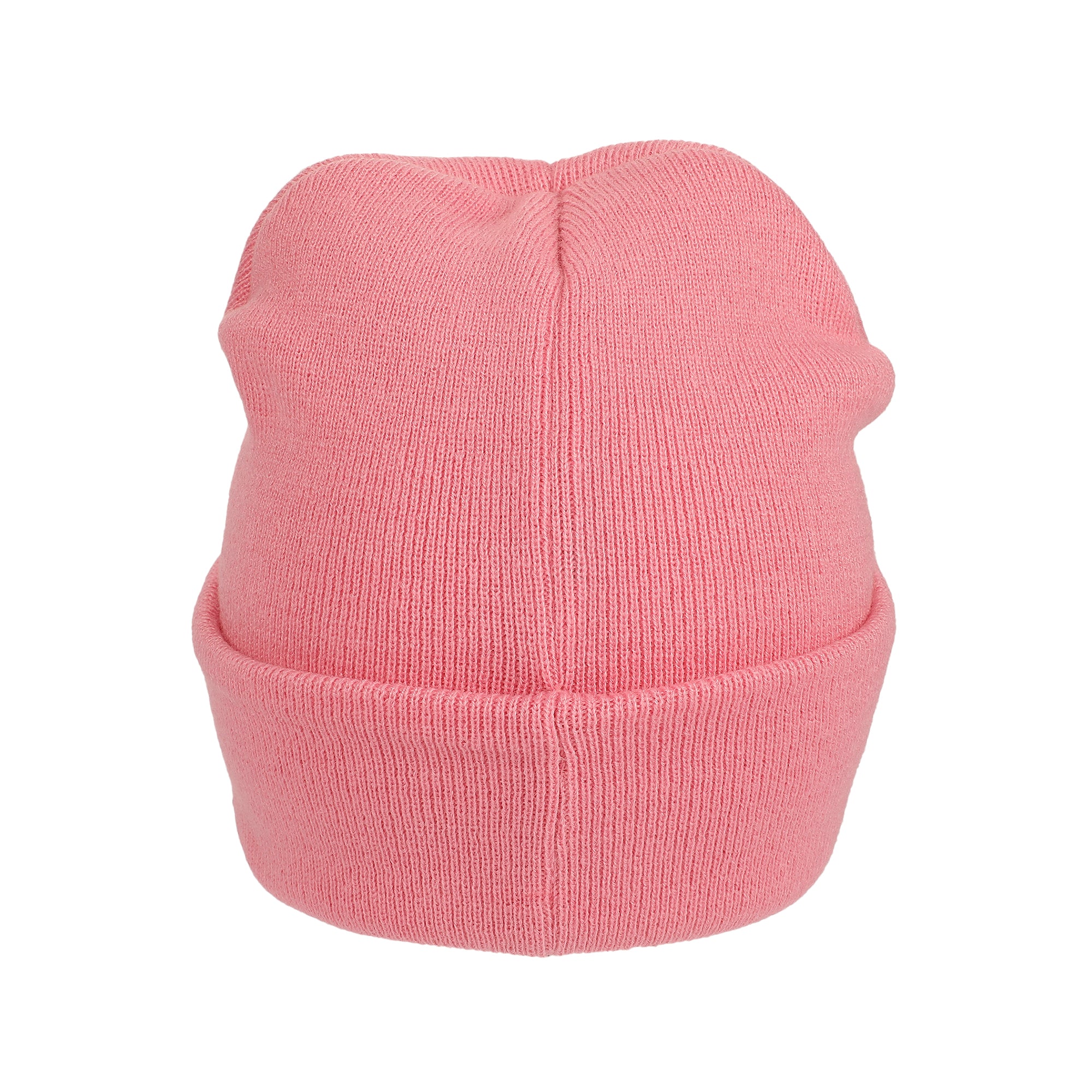 Minnie Mouse Embroidred Black & White Character On Pink Cuff Beanie